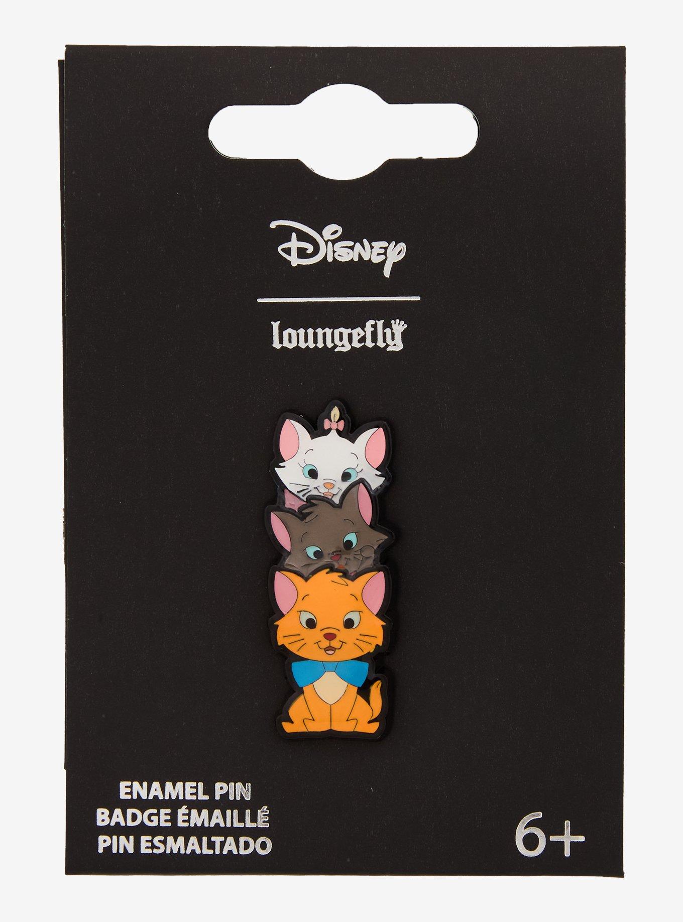 Loungefly Disney The Aristocats Stack Enamel Pin, , alternate