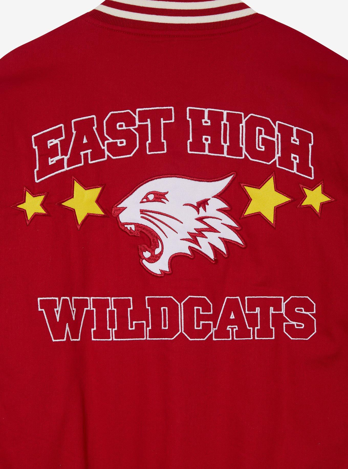 Disney High School Musical East High Varsity Jacket - BoxLunch Exclusive, RED, alternate