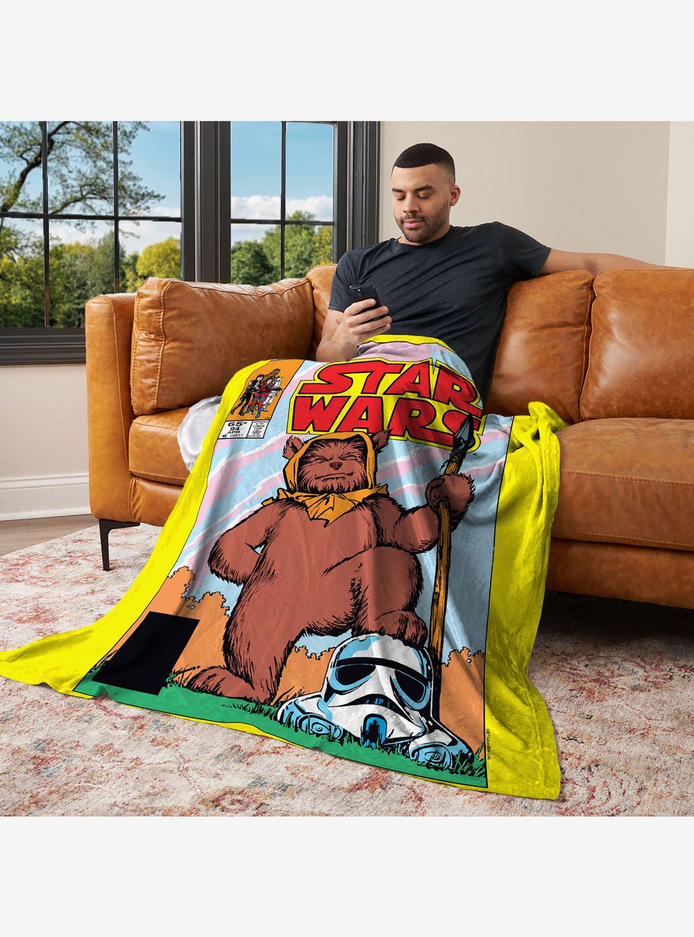 Star Wars Classic Comic Books Ewok 50x60" Silk Touch Throw Blanket, , alternate