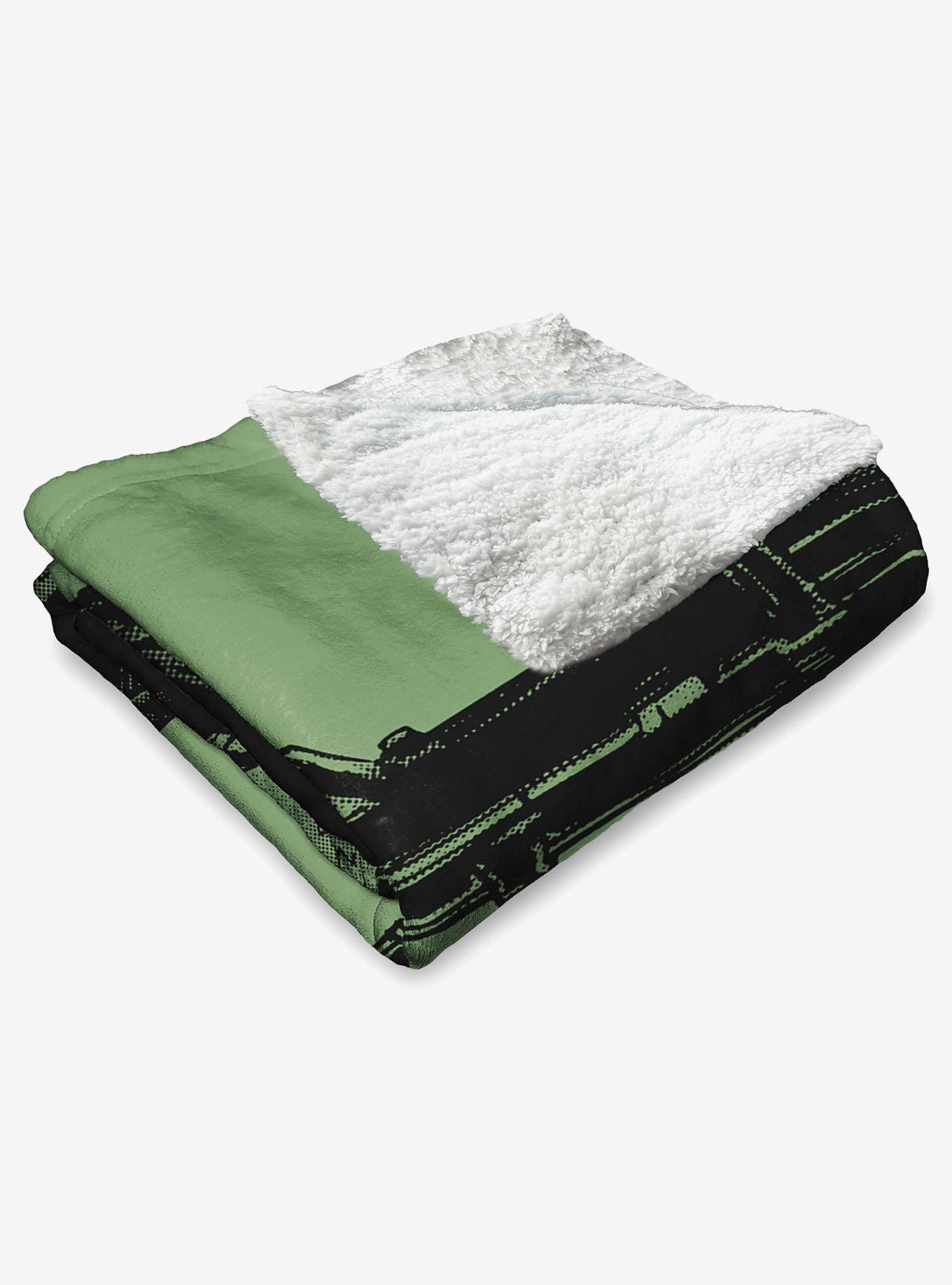 Star Wars Classic Comic Books Boba Fett Silk Touch Sherpa Throw Blanket, , alternate