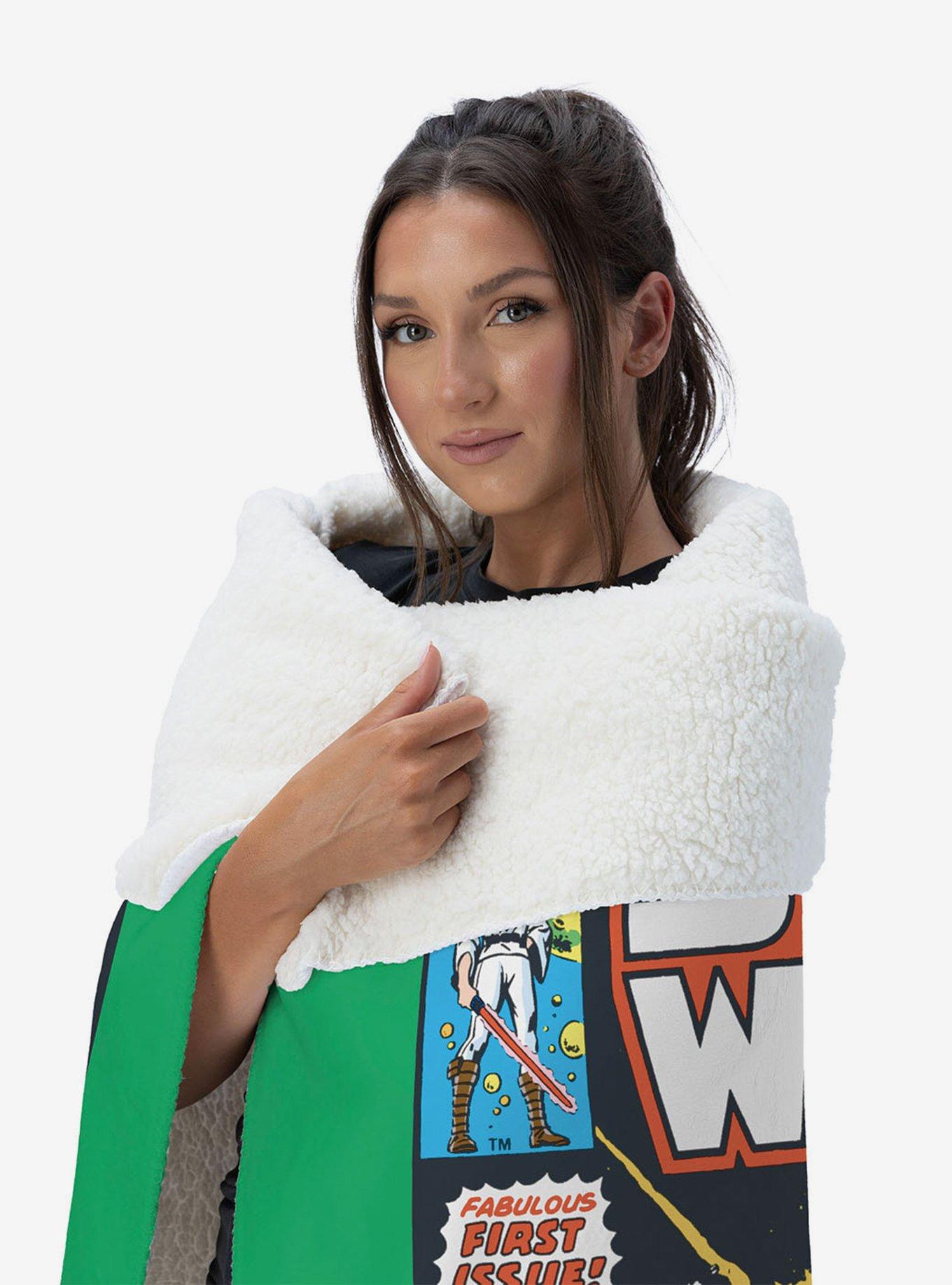 Star Wars Classic Comic Books Luke Silk Touch Sherpa Throw Blanket, , hi-res