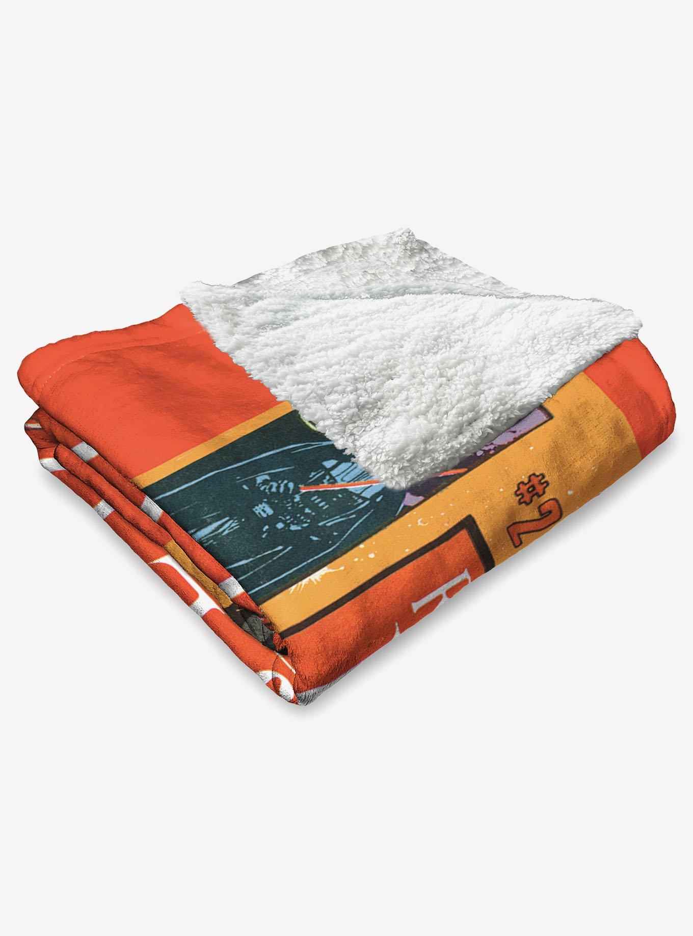 Star Wars Classic Comic Books Empire Silk Touch Sherpa Throw Blanket, , alternate