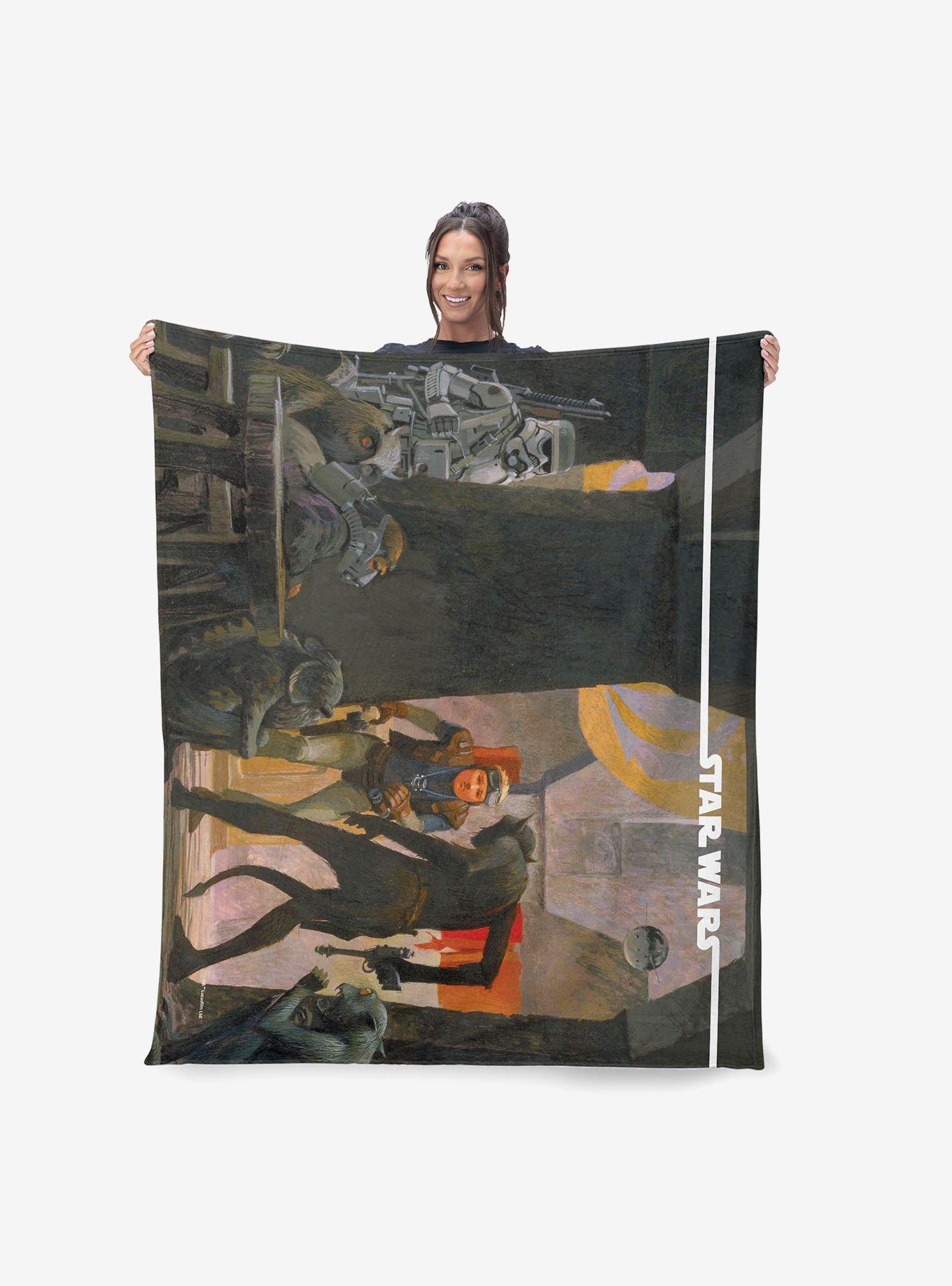 Star Wars Classic Concepts Scum & Villainy Silk Touch Sherpa Throw Blanket, , alternate