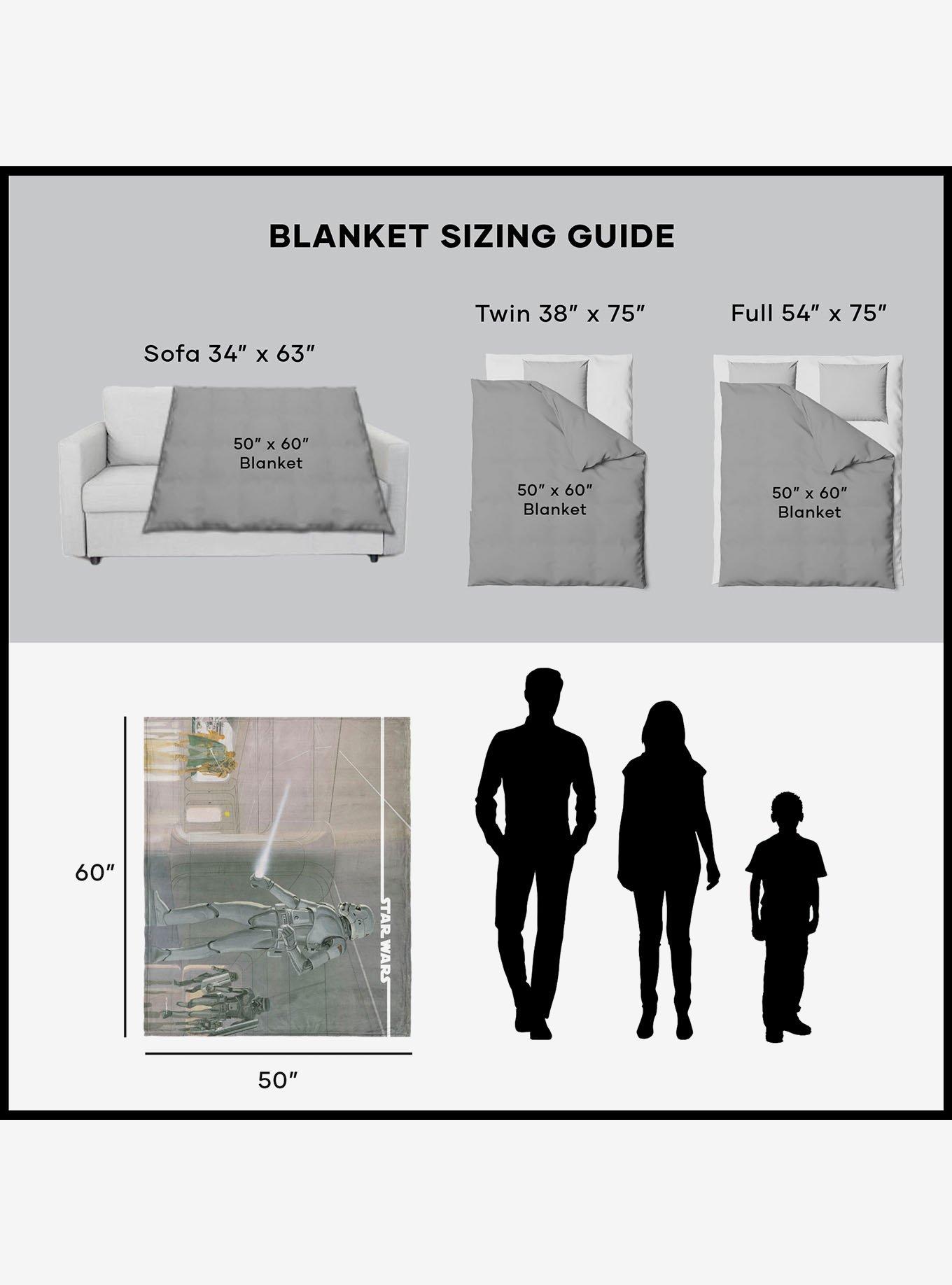 Star Wars Classic Concepts Stormtrooper Silk Touch Sherpa Throw Blanket, , alternate