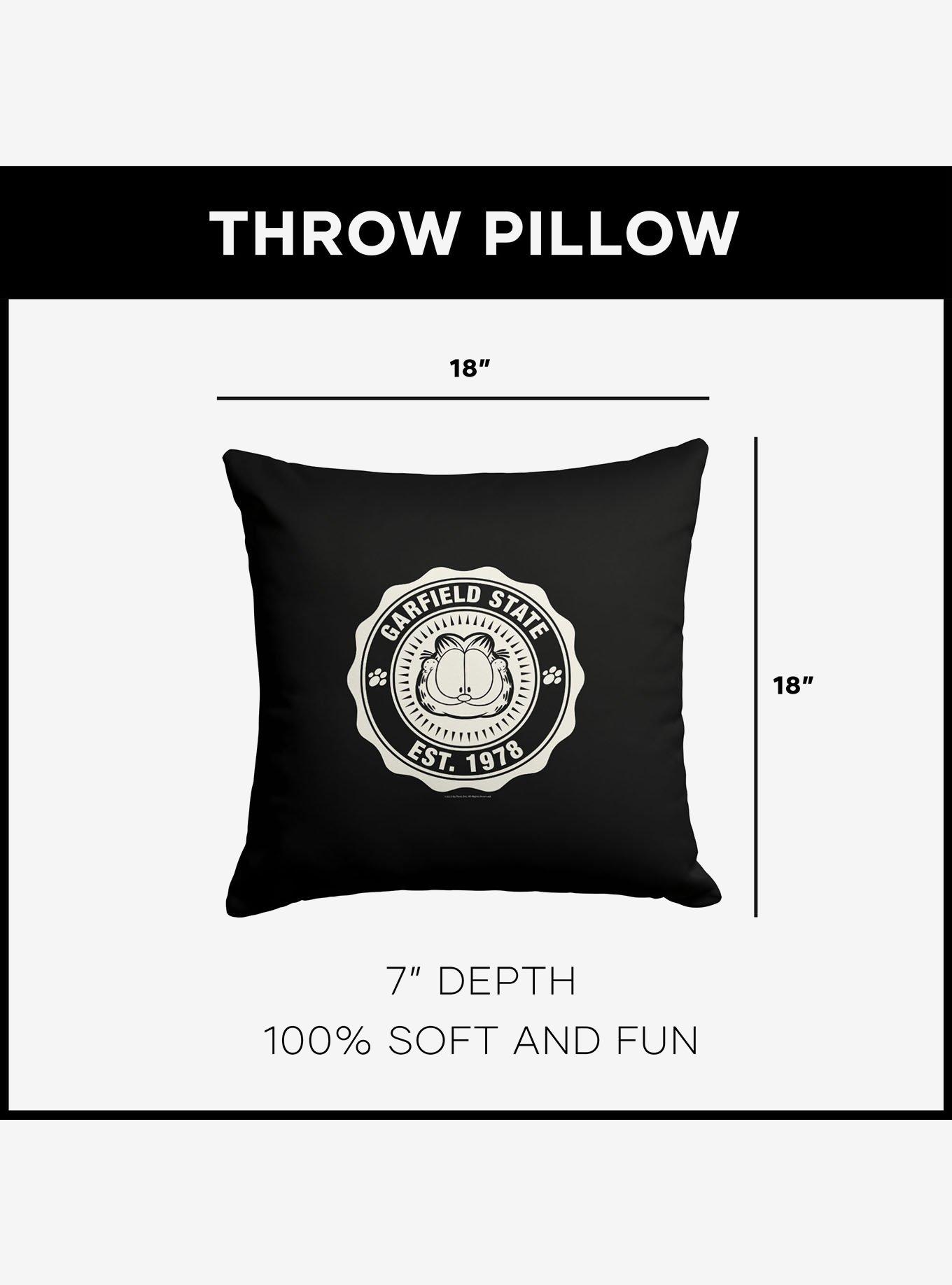 Garfield State Throw Pillow, , alternate