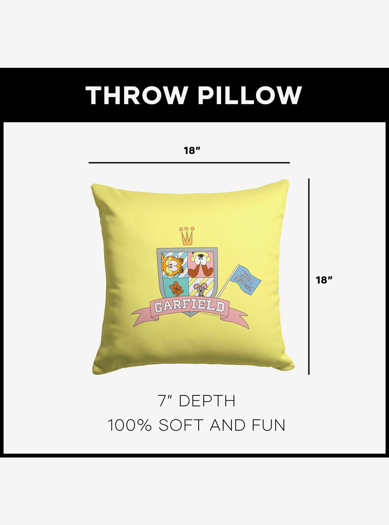 Garfield Nice Day Garf Throw Pillow, , alternate