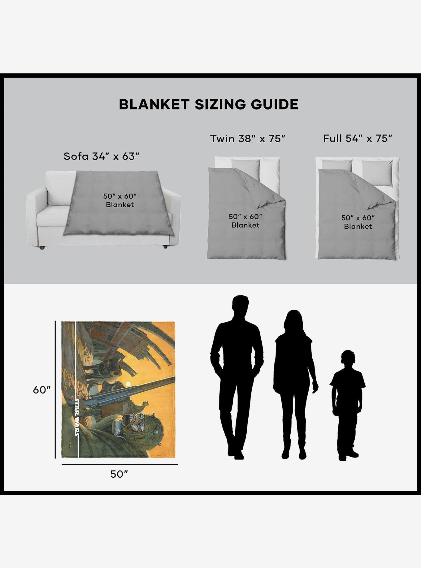 Star Wars Classic Concepts Tusken Raiders 40x50" Silk Touch Throw Blanket, , alternate