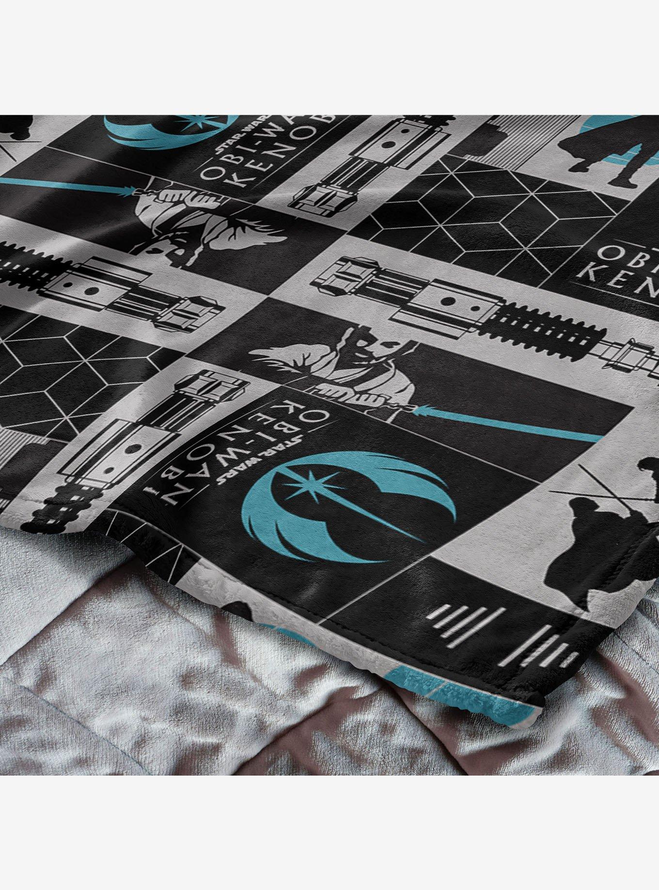 Star Wars Obi-Wan Patterns 40x50" Silk Touch Throw Blanket, , alternate