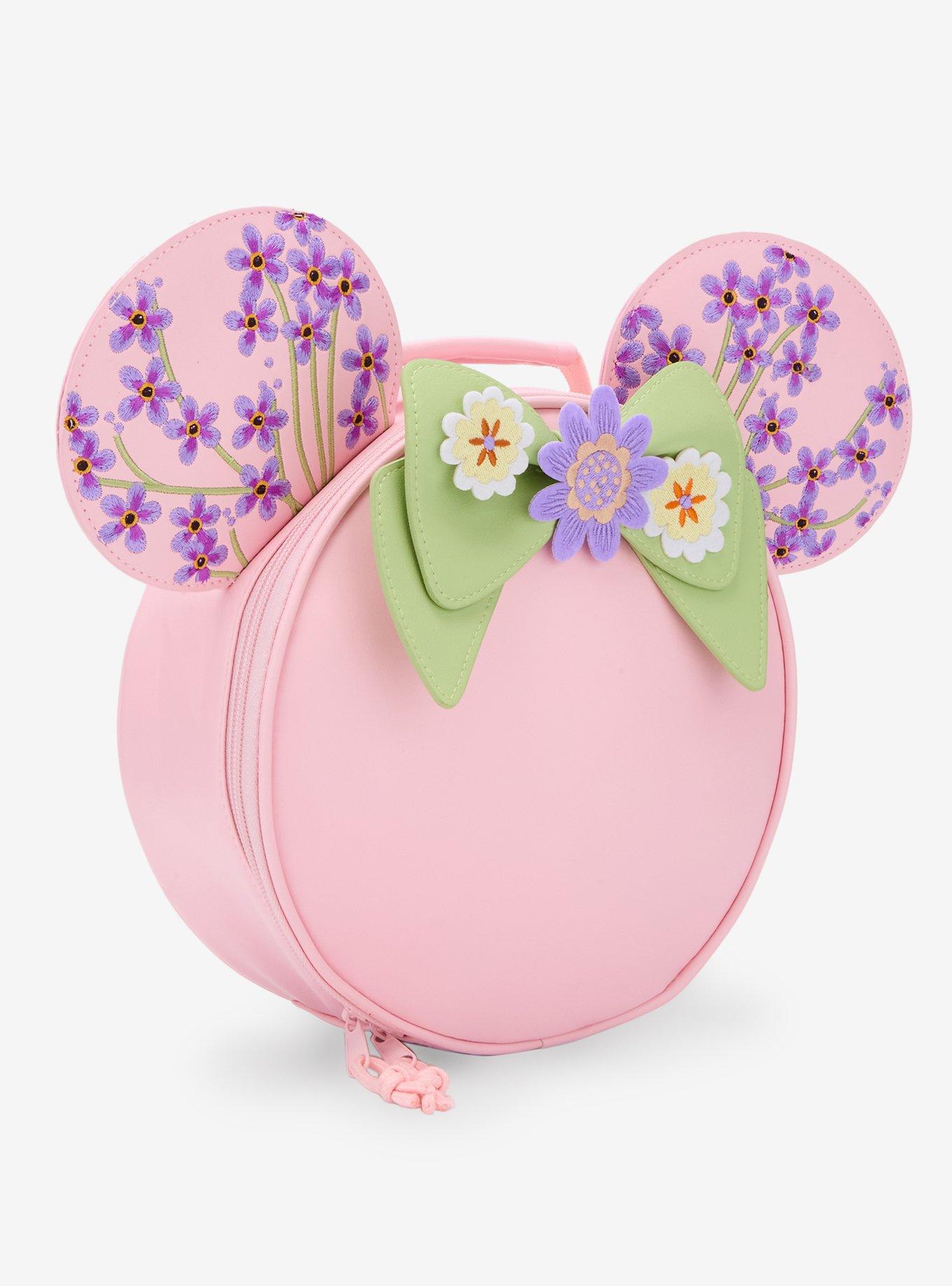 Disney Minnie Mouse Floral Ears Figural Lunch Bag - BoxLunch Exclusive, , hi-res