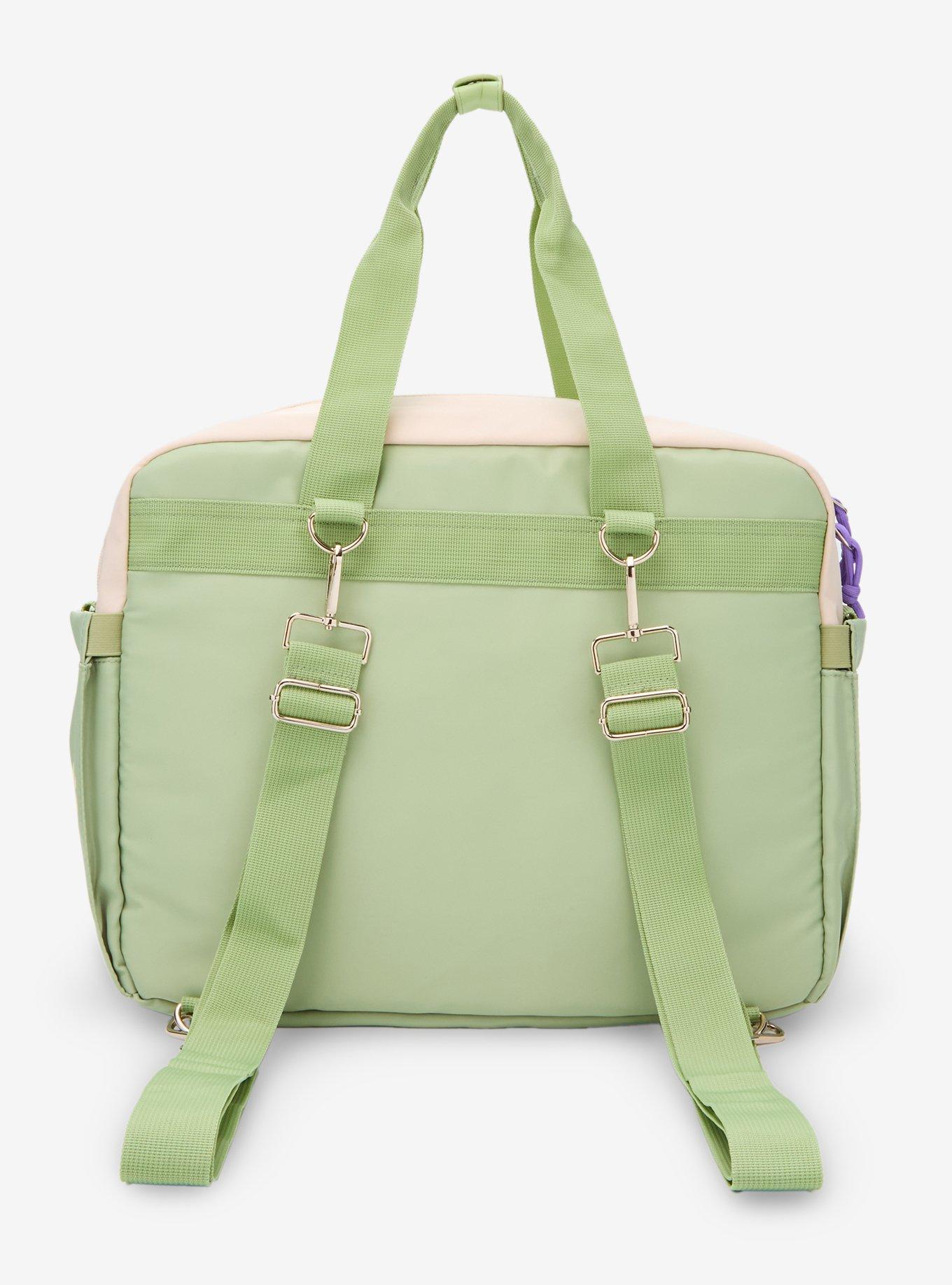 Disney Minnie Mouse Floral Retro Convertible Messenger Bag — BoxLunch Exclusive, , alternate