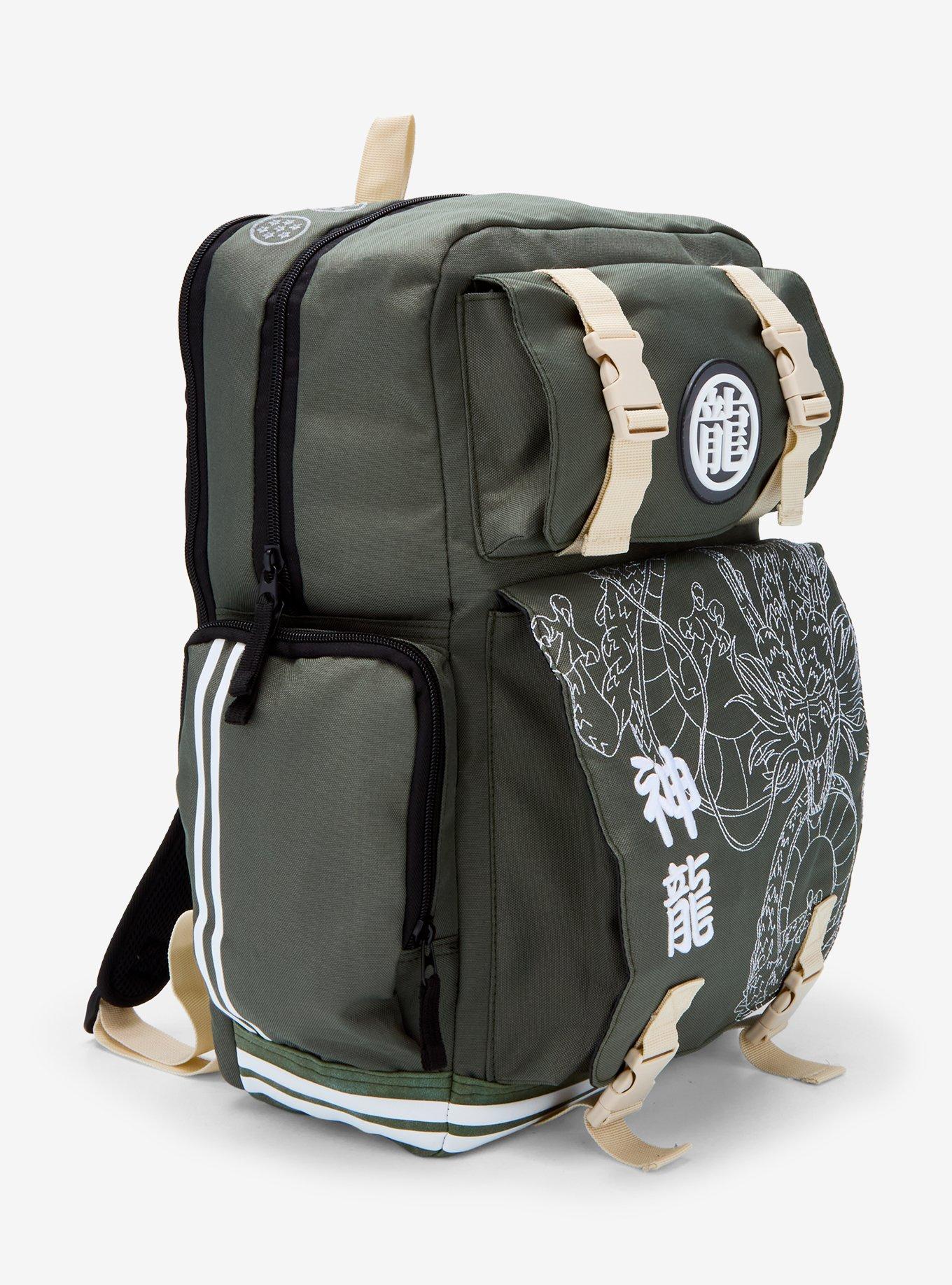 Dragon Ball Z Shenron Tonal Embroidered Multi Pocket Backpack - BoxLunch Exclusive, , hi-res