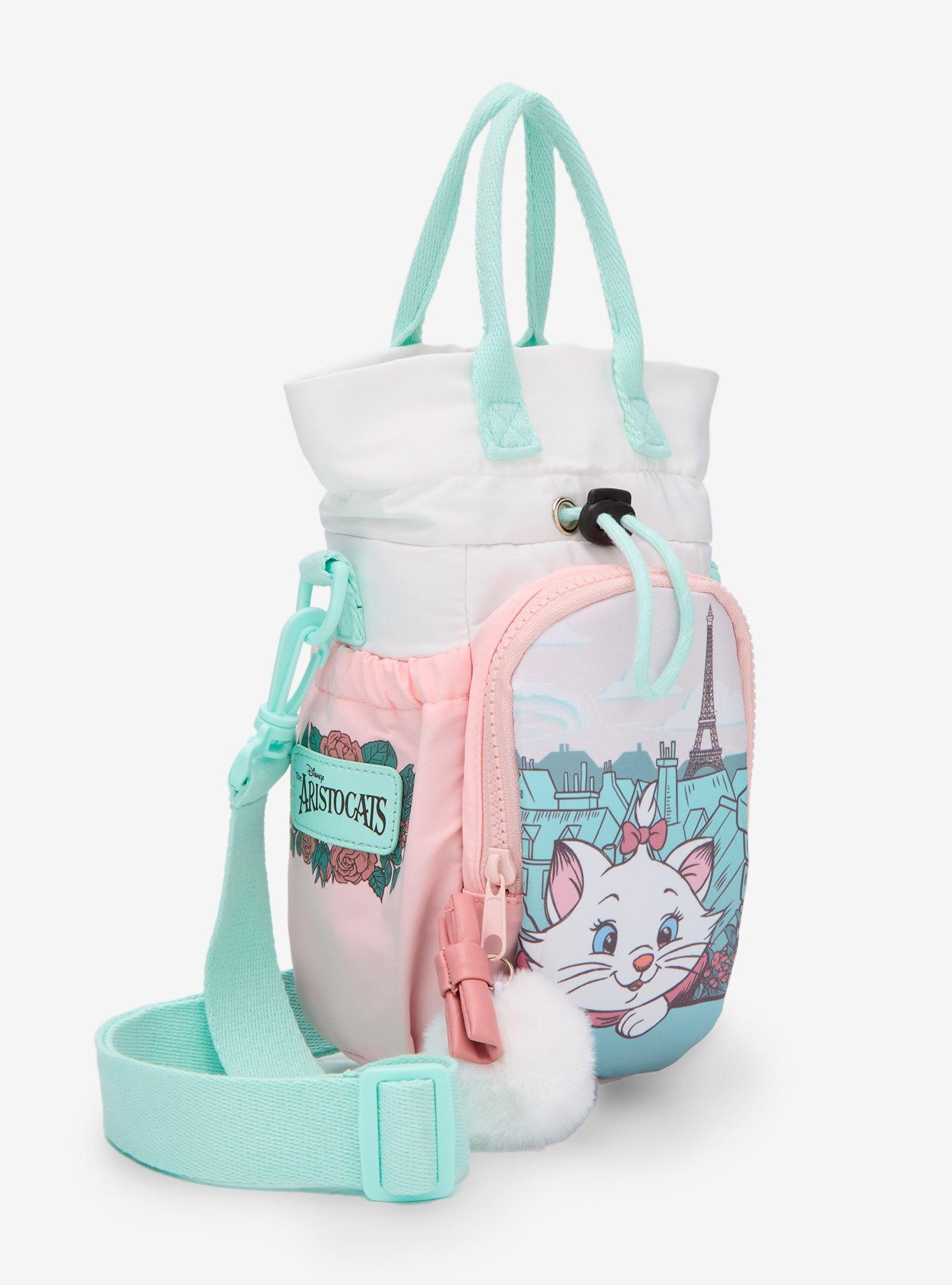 Disney The Aristocats Marie Paris Skyline Water Bottle Holder Crossbody Bag - BoxLunch Exclusive, , hi-res