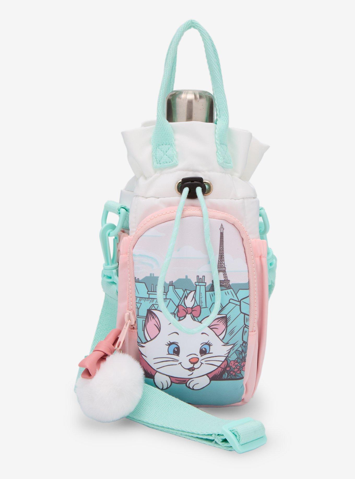Disney The Aristocats Marie Paris Skyline Water Bottle Holder Crossbody Bag - BoxLunch Exclusive, , alternate
