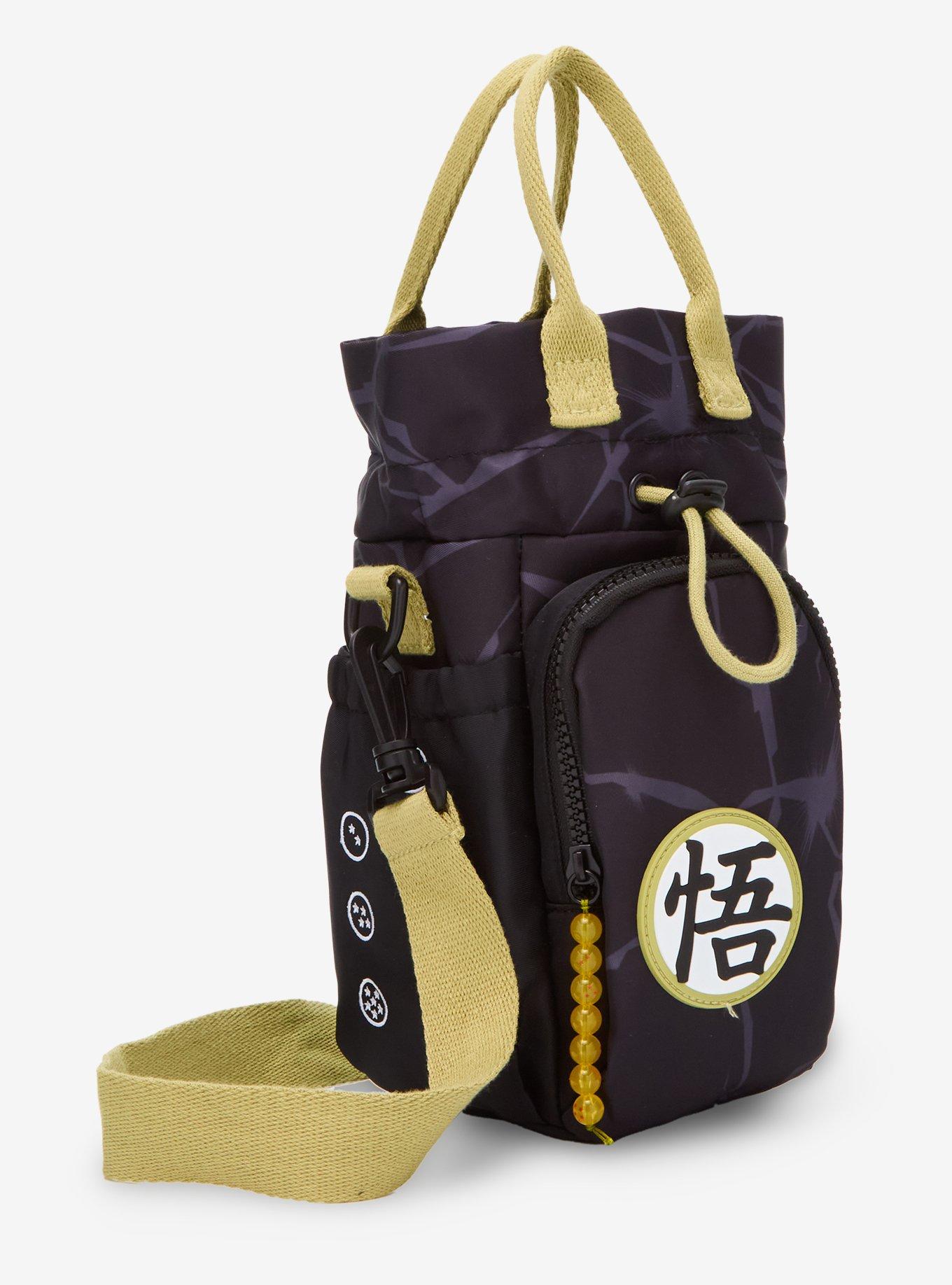 Dragon Ball Z Logo Charm Water Bottle Holder Crossbody Bag - BoxLunch Exclusive, , hi-res