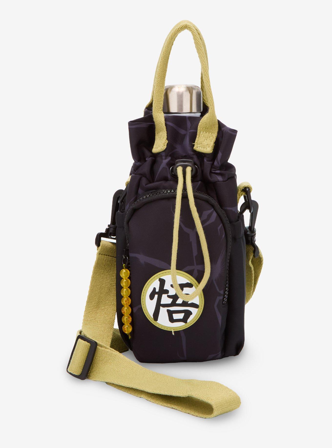 Dragon Ball Z Logo Charm Water Bottle Holder Crossbody Bag - BoxLunch Exclusive, , alternate