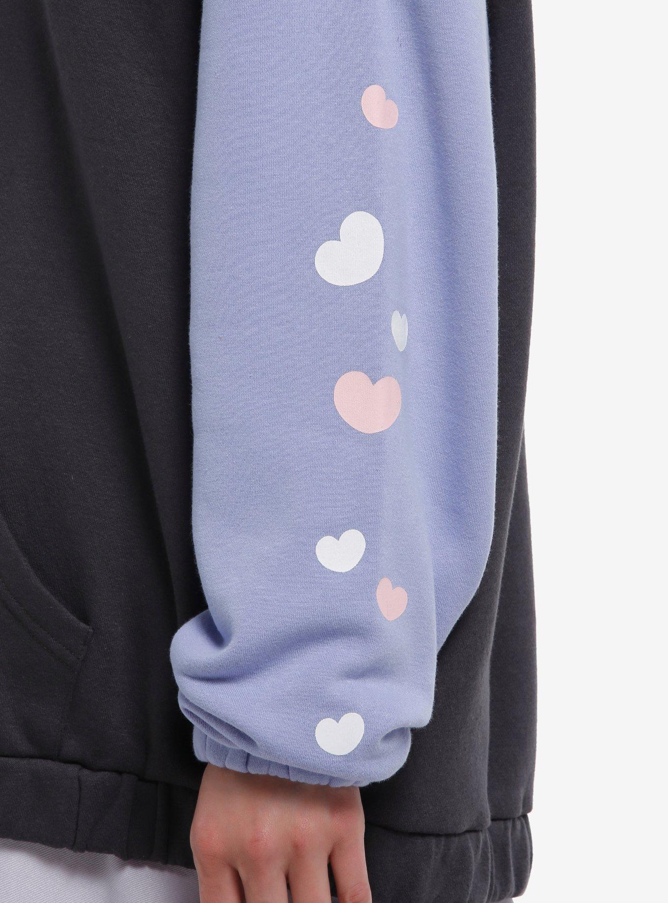 Kuromi Costume Baku Girls Oversized Hoodie, MULTI, alternate
