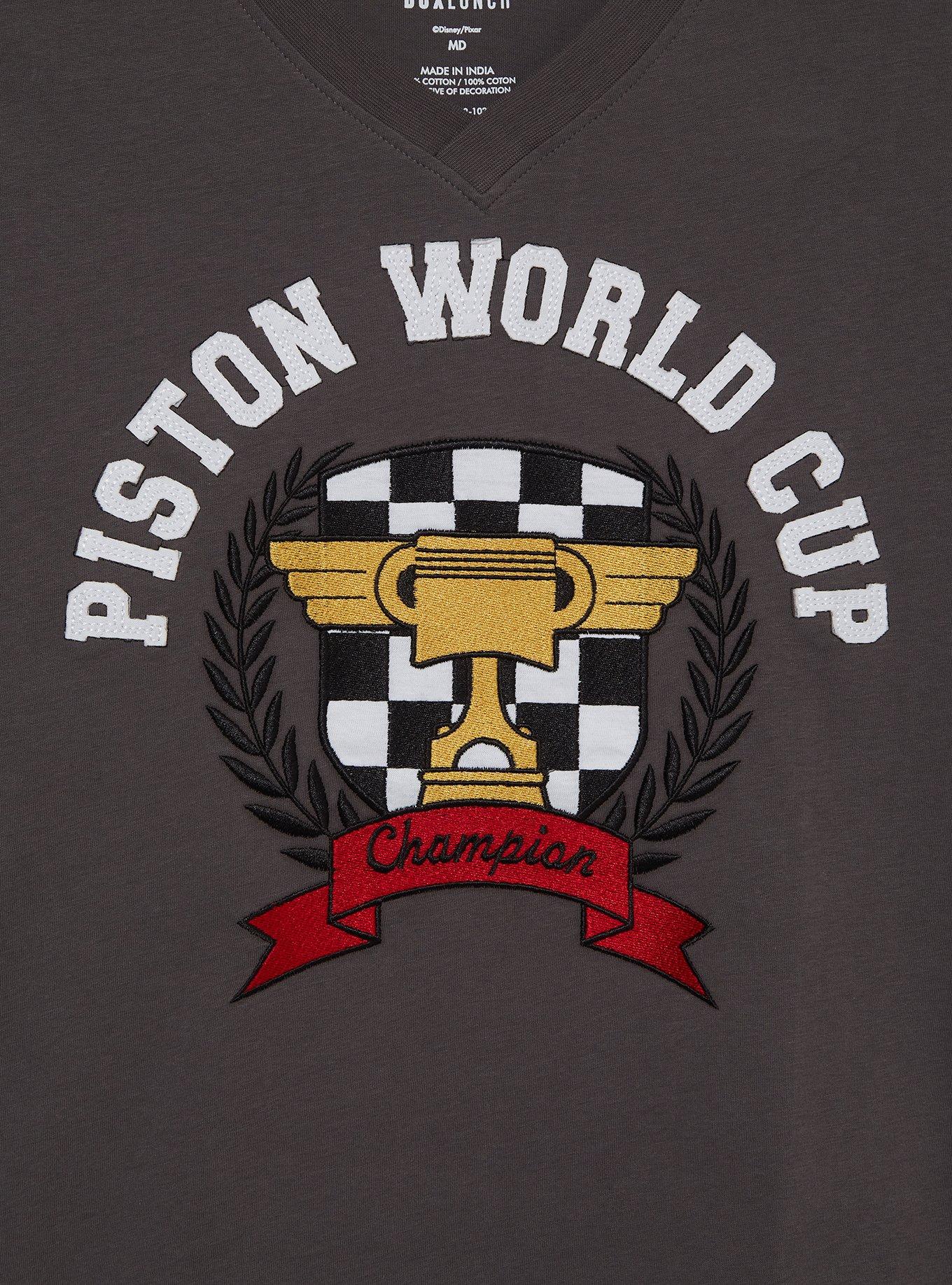 Disney Pixar Cars Piston World Cup Football T-Shirt — BoxLunch Exclusive, , hi-res