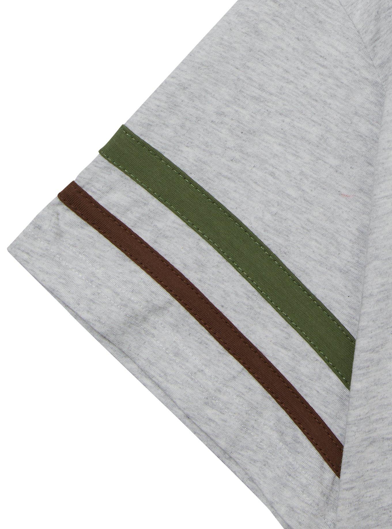 Jurassic Park Logo Embroidered T-Shirt - BoxLunch Exclusive, HEATHER GREY, alternate