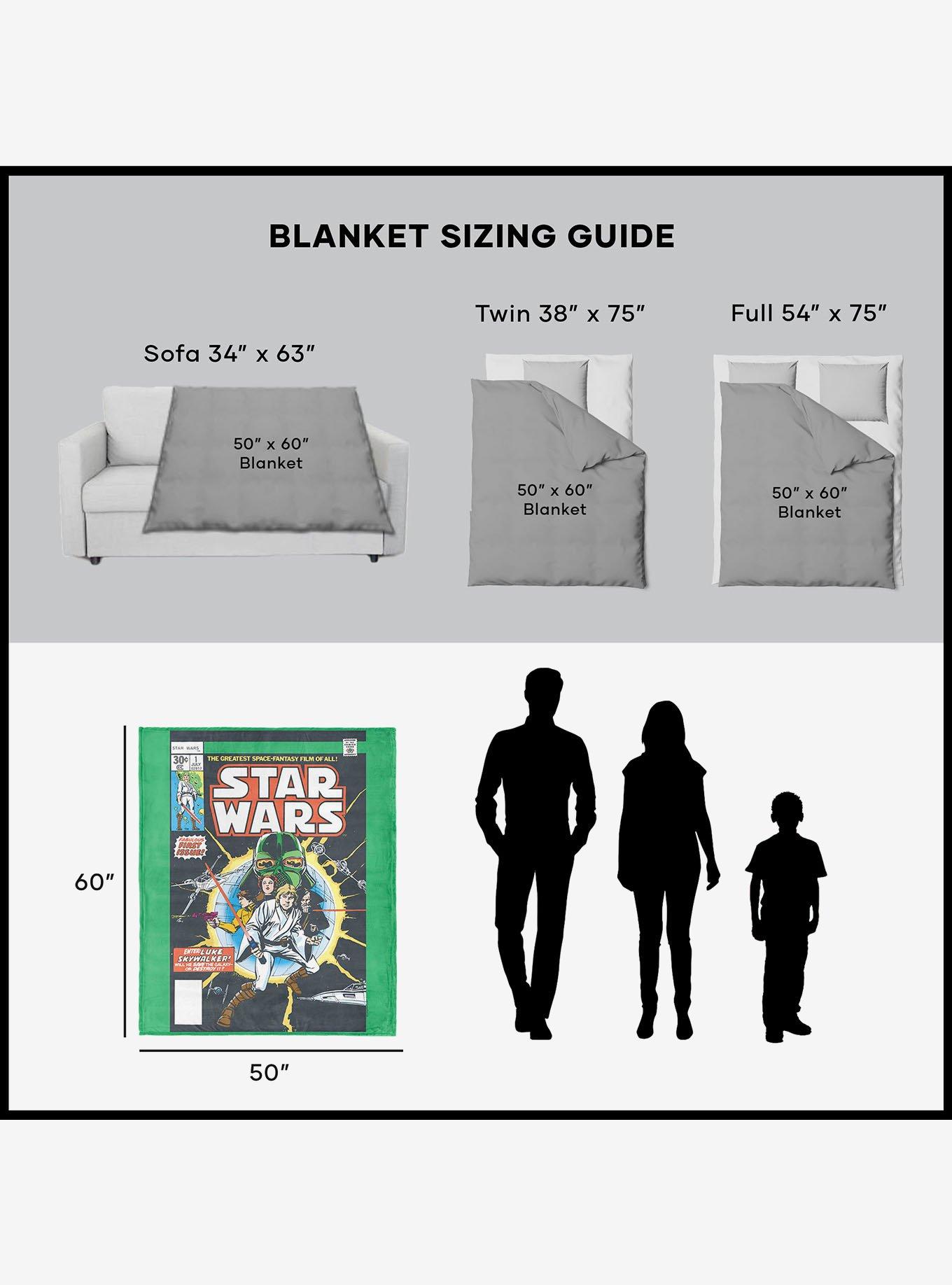 Star Wars Classic Comic Books Luke 50x60" Silk Touch Throw Blanket, , alternate