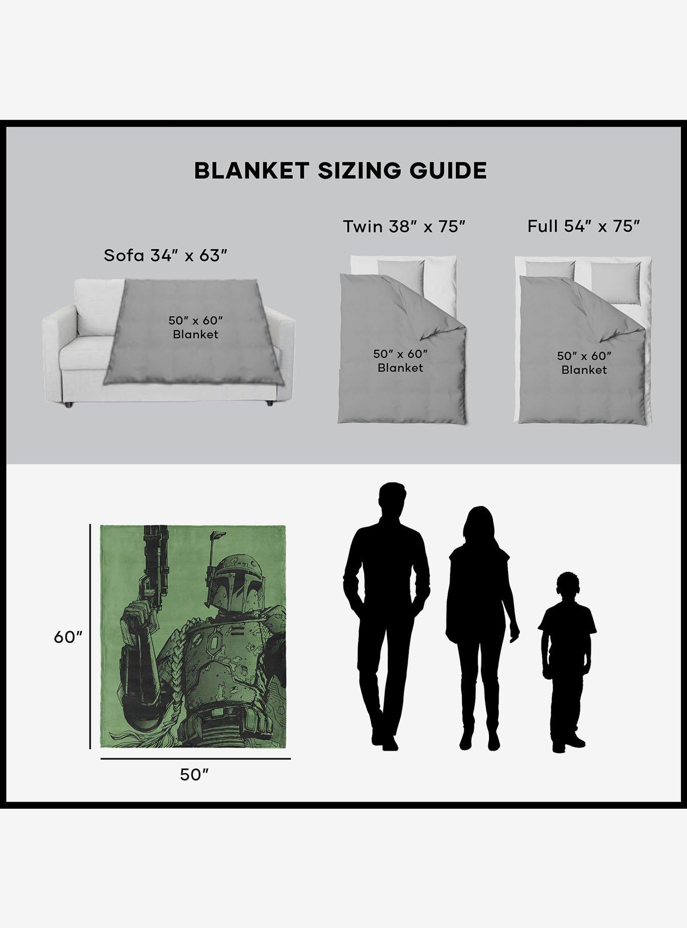 Star Wars Classic Comic Books Boba Fett 50x60" Silk Touch Throw Blanket, , alternate