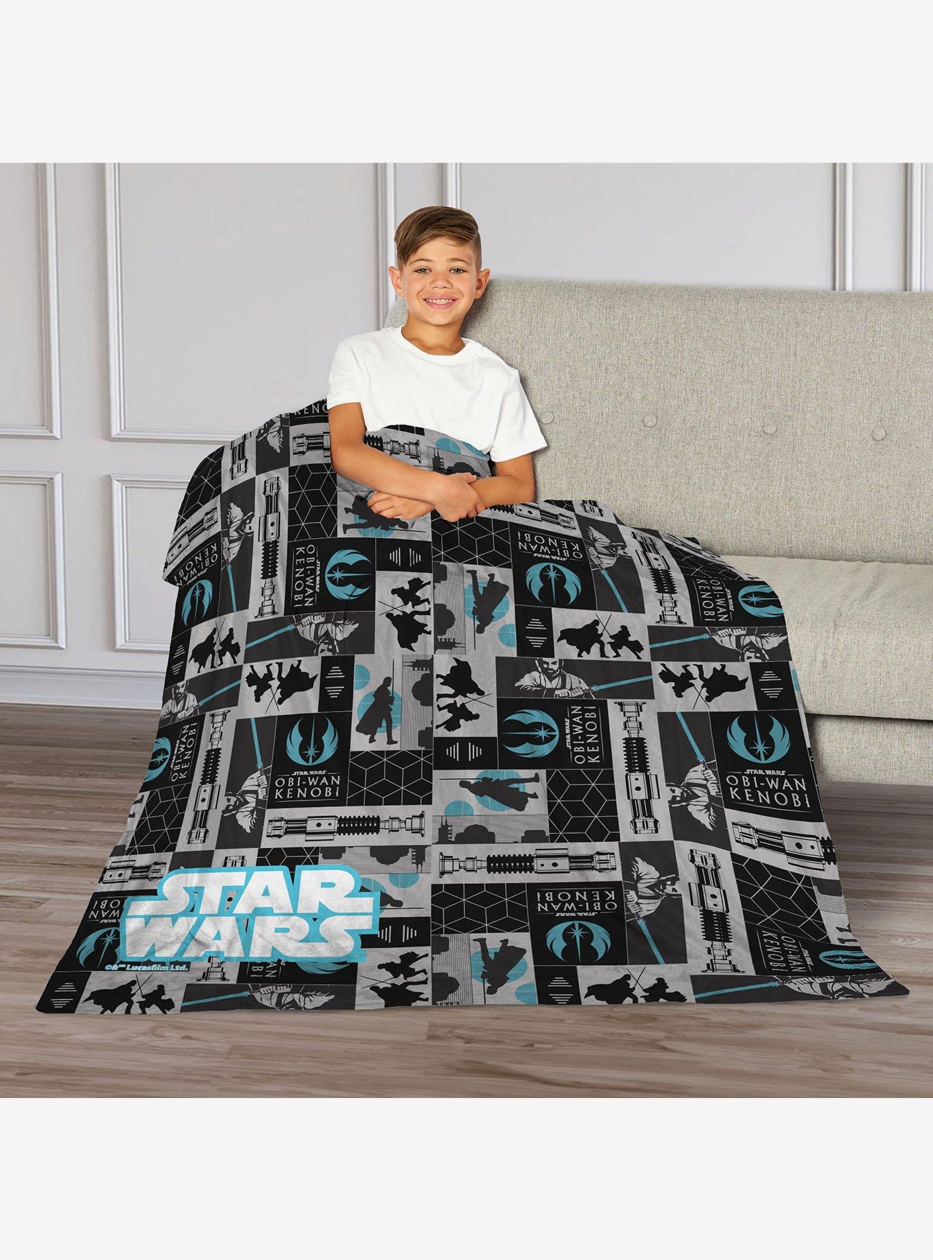 Star Wars Obi-Wan Patterns 50x60" Silk Touch Throw Blanket, , alternate