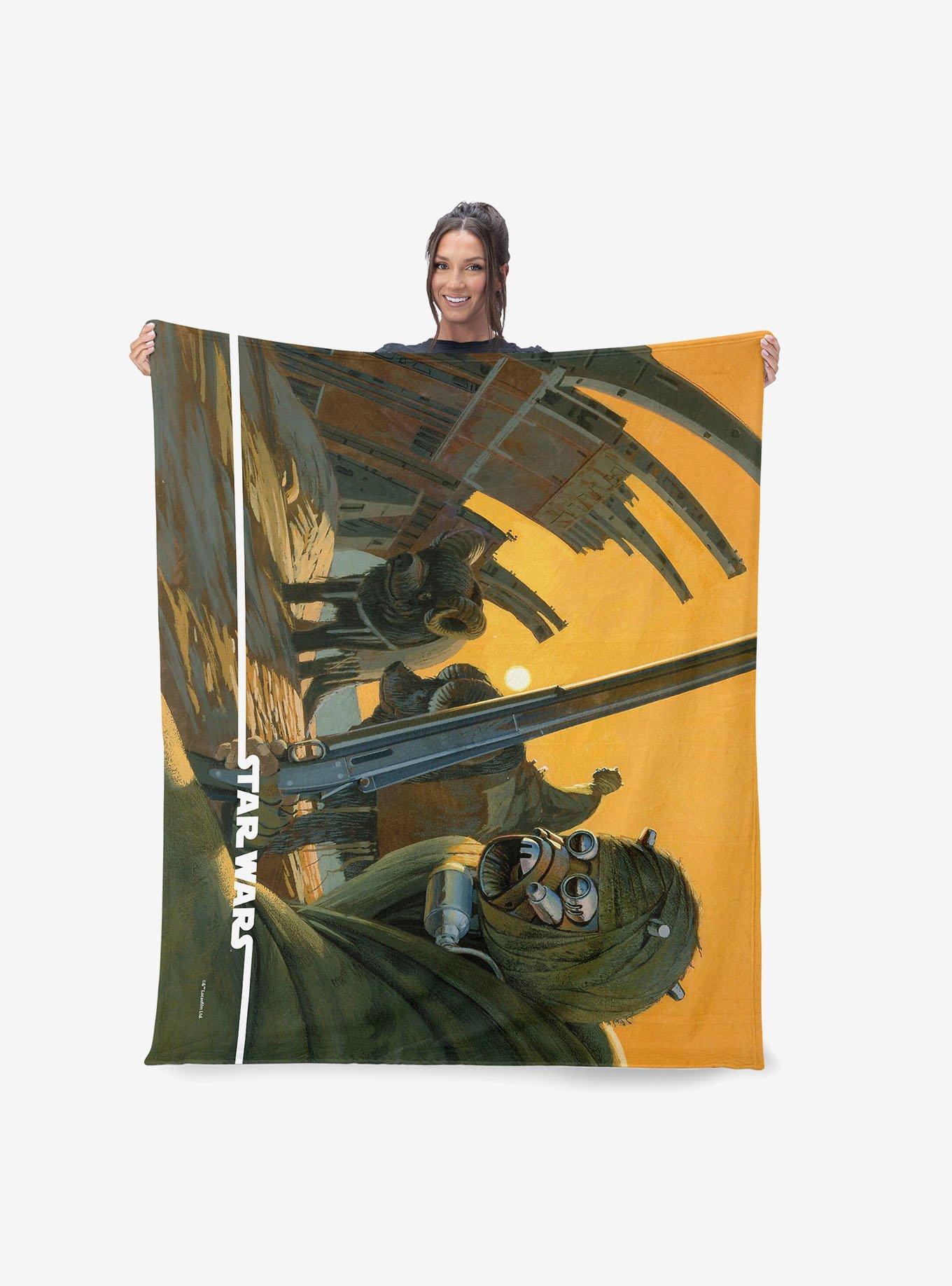 Star Wars Classic Concepts Tusken Raiders Silk Touch Sherpa Throw Blanket, , alternate