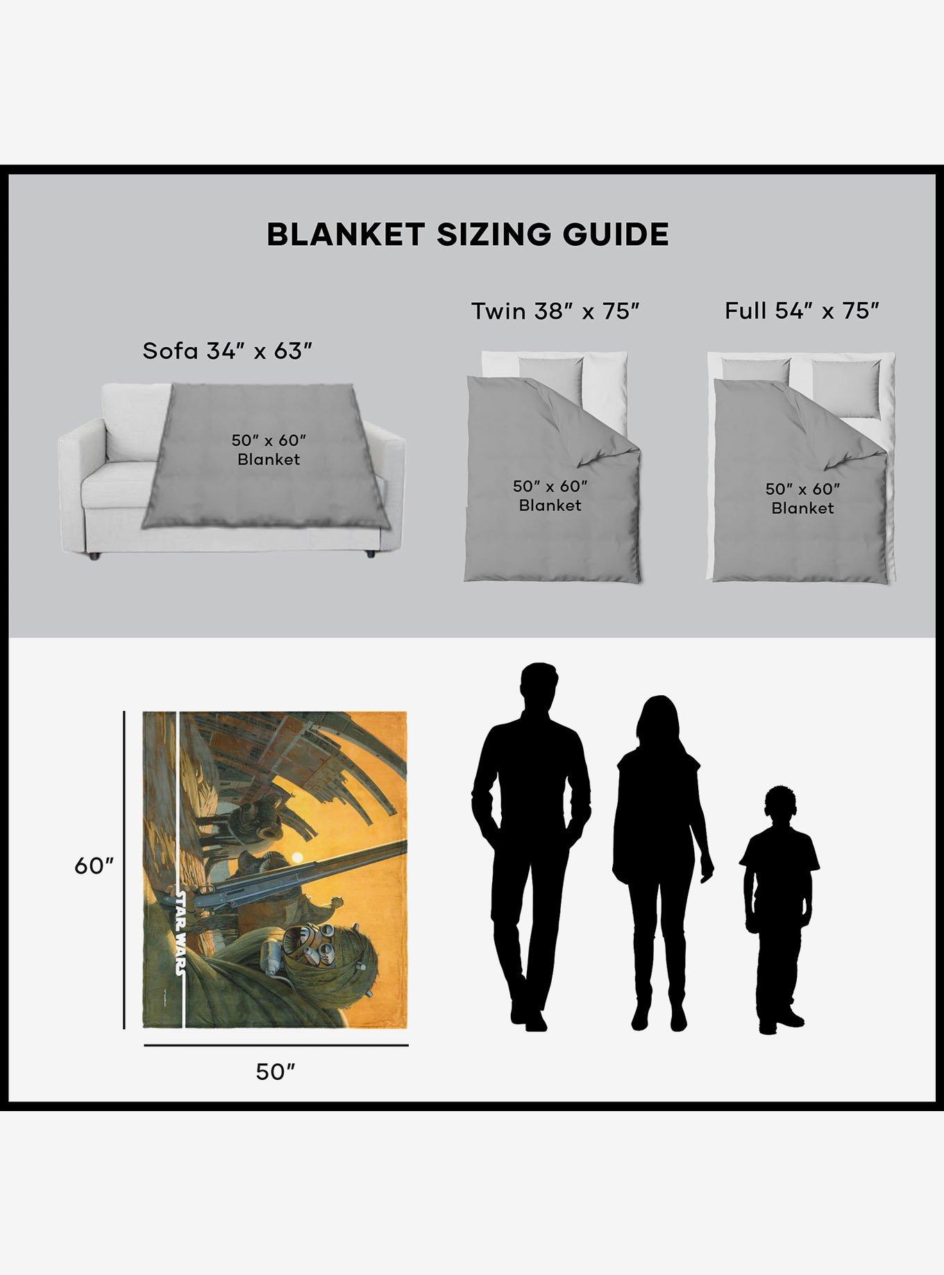 Star Wars Classic Concepts Tusken Raiders Silk Touch Sherpa Throw Blanket, , alternate