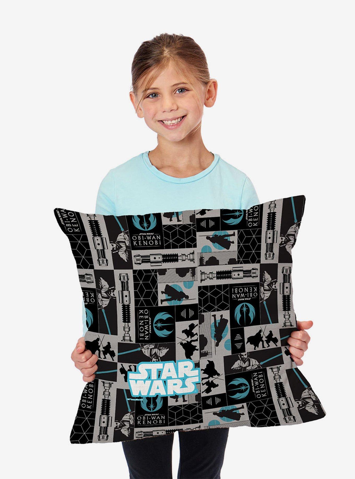 Star Wars Obi-Wan Patterns Throw Pillow, , alternate