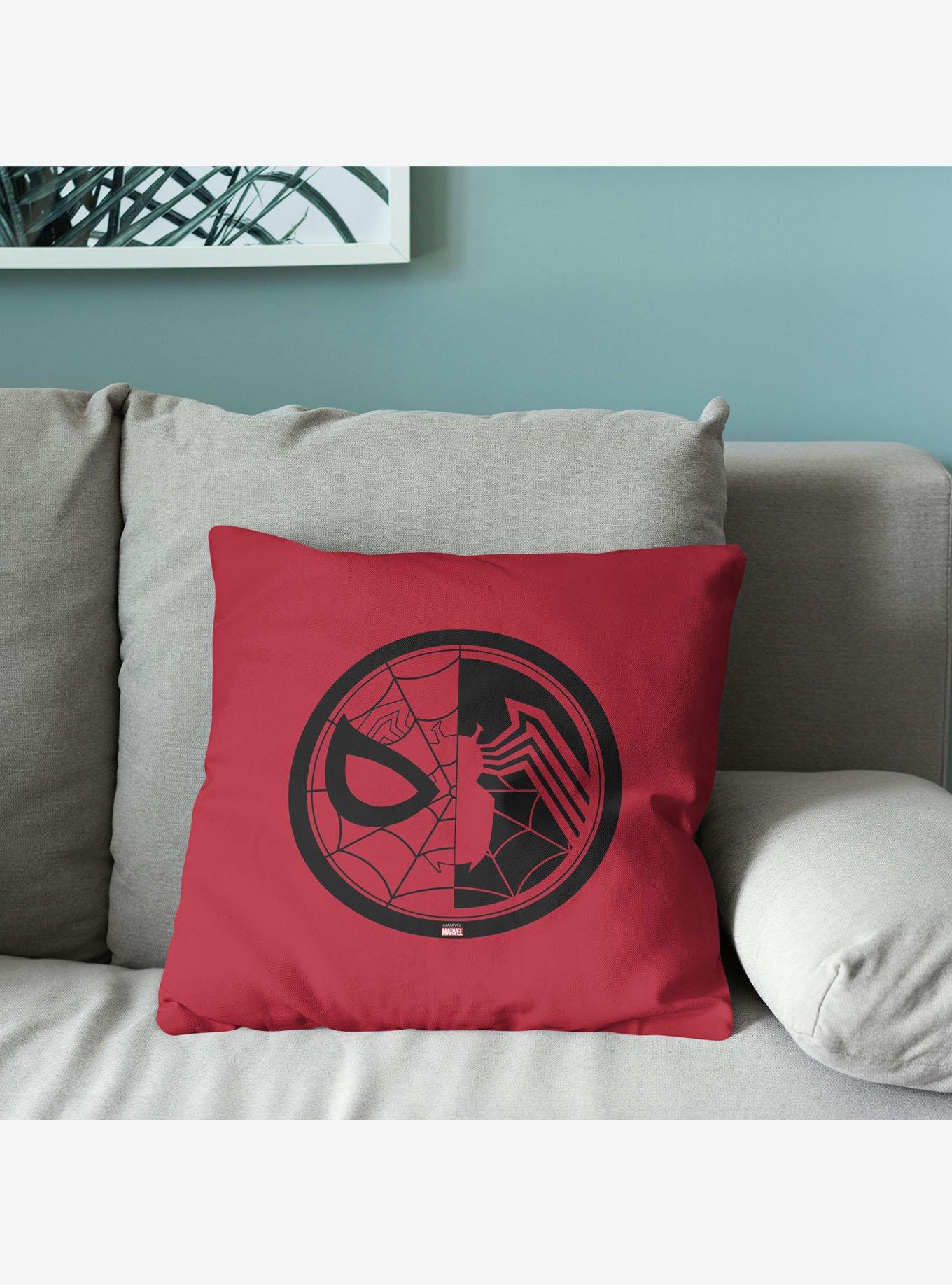 Marvel Spider-Man Duo Logo Throw Pillow, , alternate