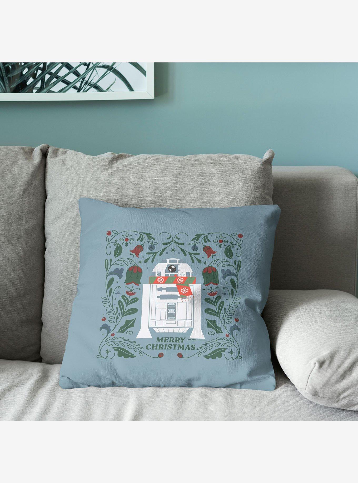 Star Wars Classic R2-D2 Christmas Throw Pillow, , alternate