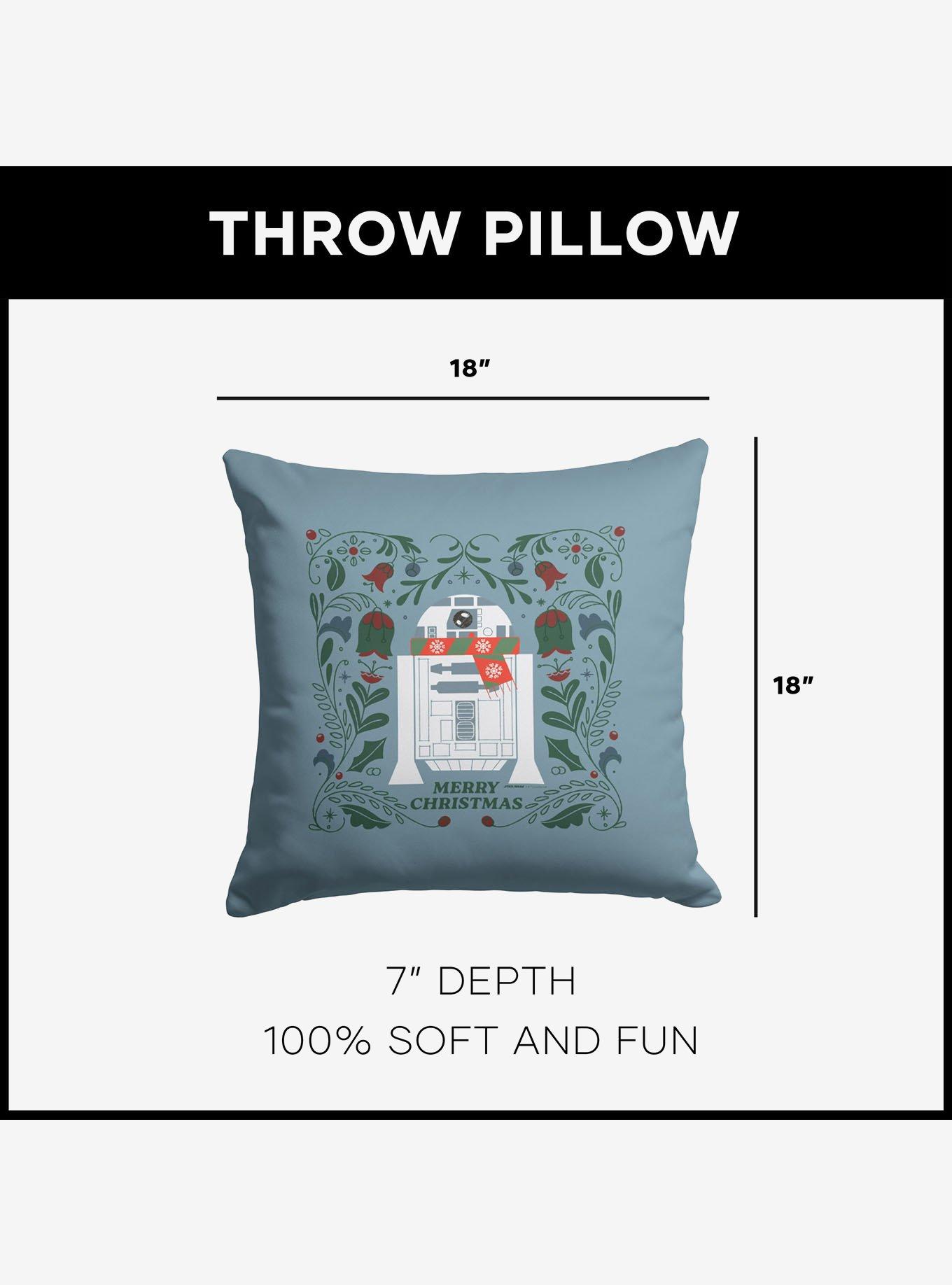 Star Wars Classic R2-D2 Christmas Throw Pillow, , alternate