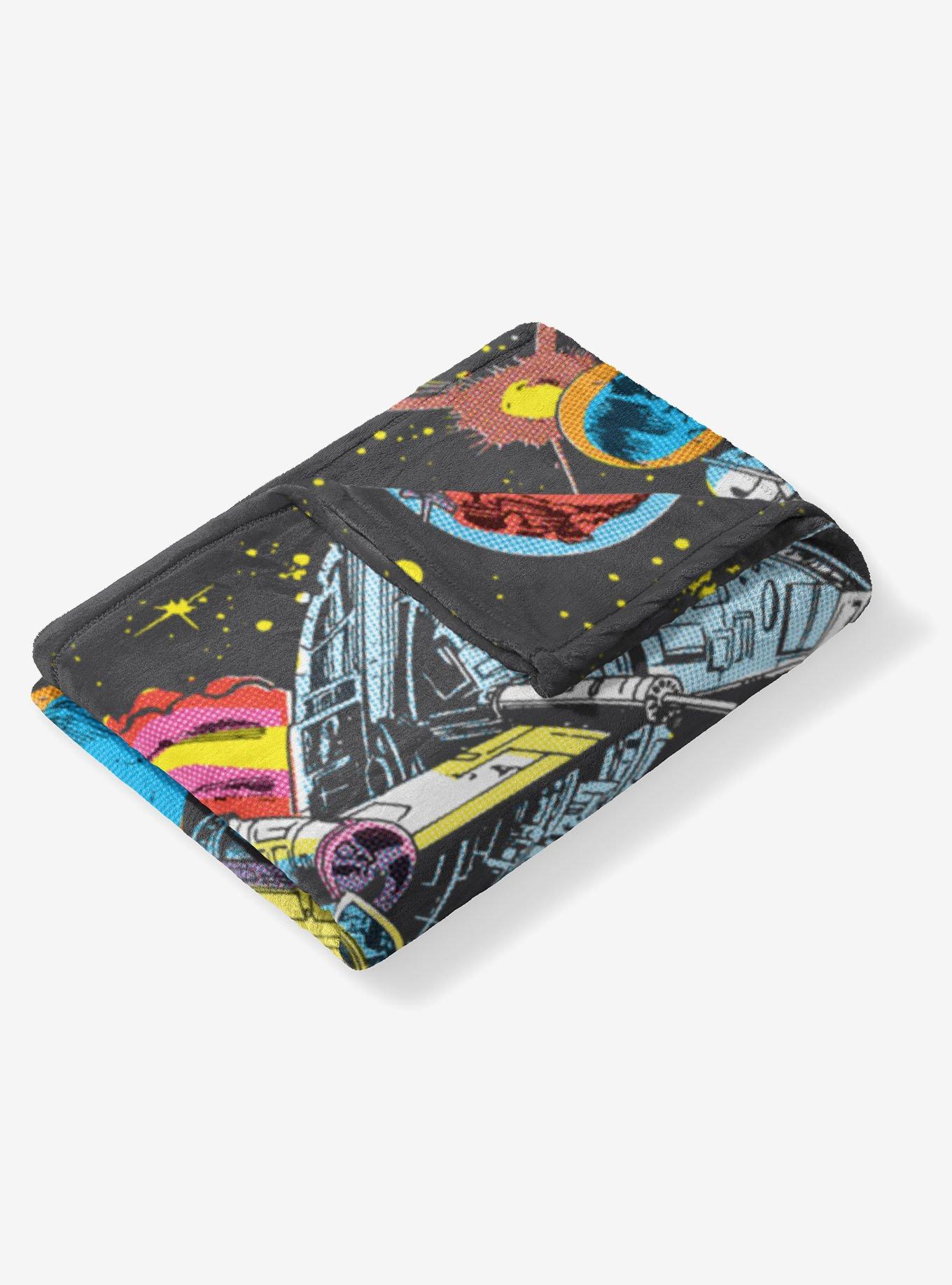 Star Wars Classic Comic Books Rebel Ships 40x50" Silk Touch Throw Blanket, , alternate