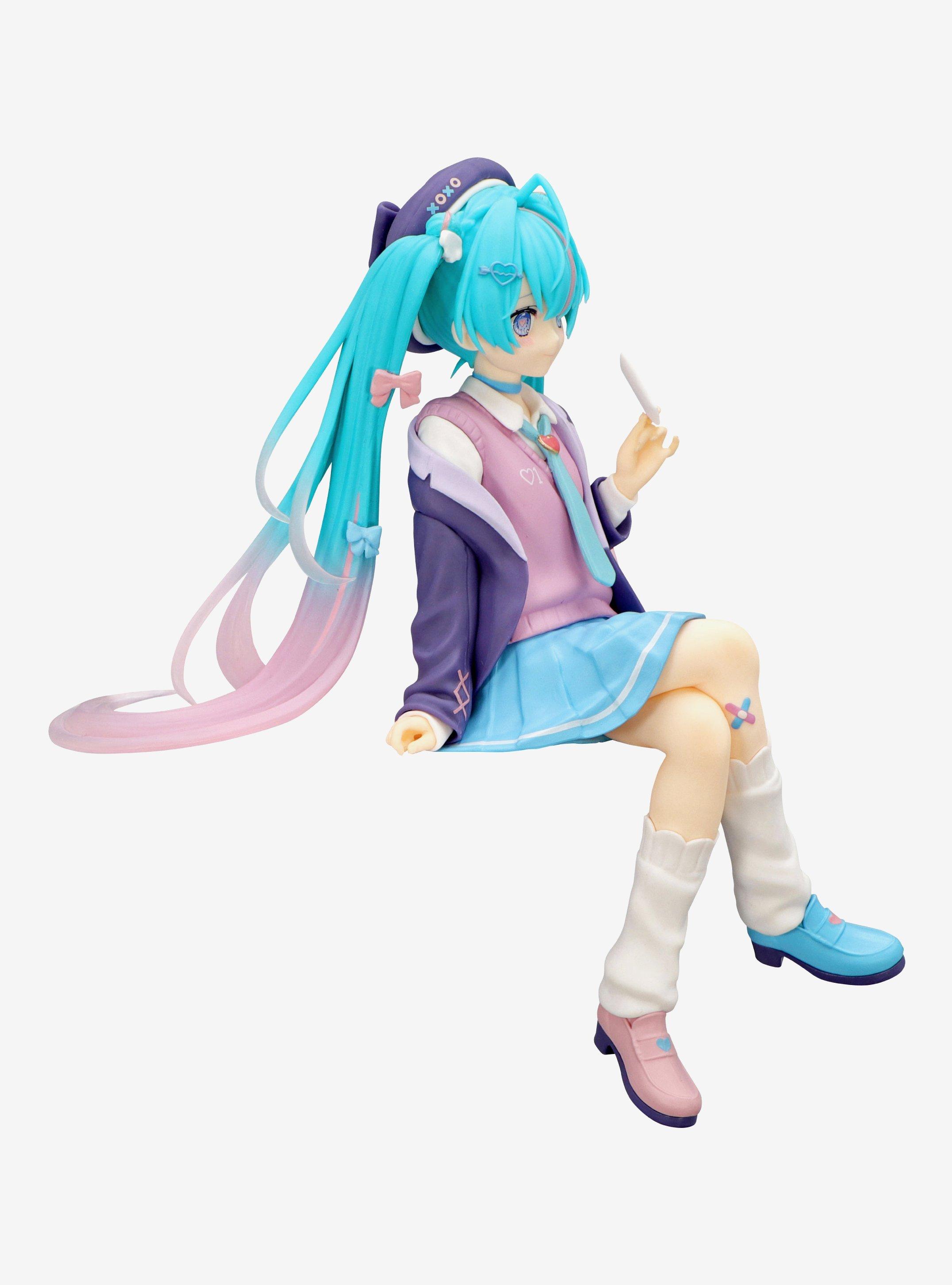FuRyu Vocaloid Tenitol Hatsune Miku (Love Blazer) Big Noodle Stopper Figure, , hi-res