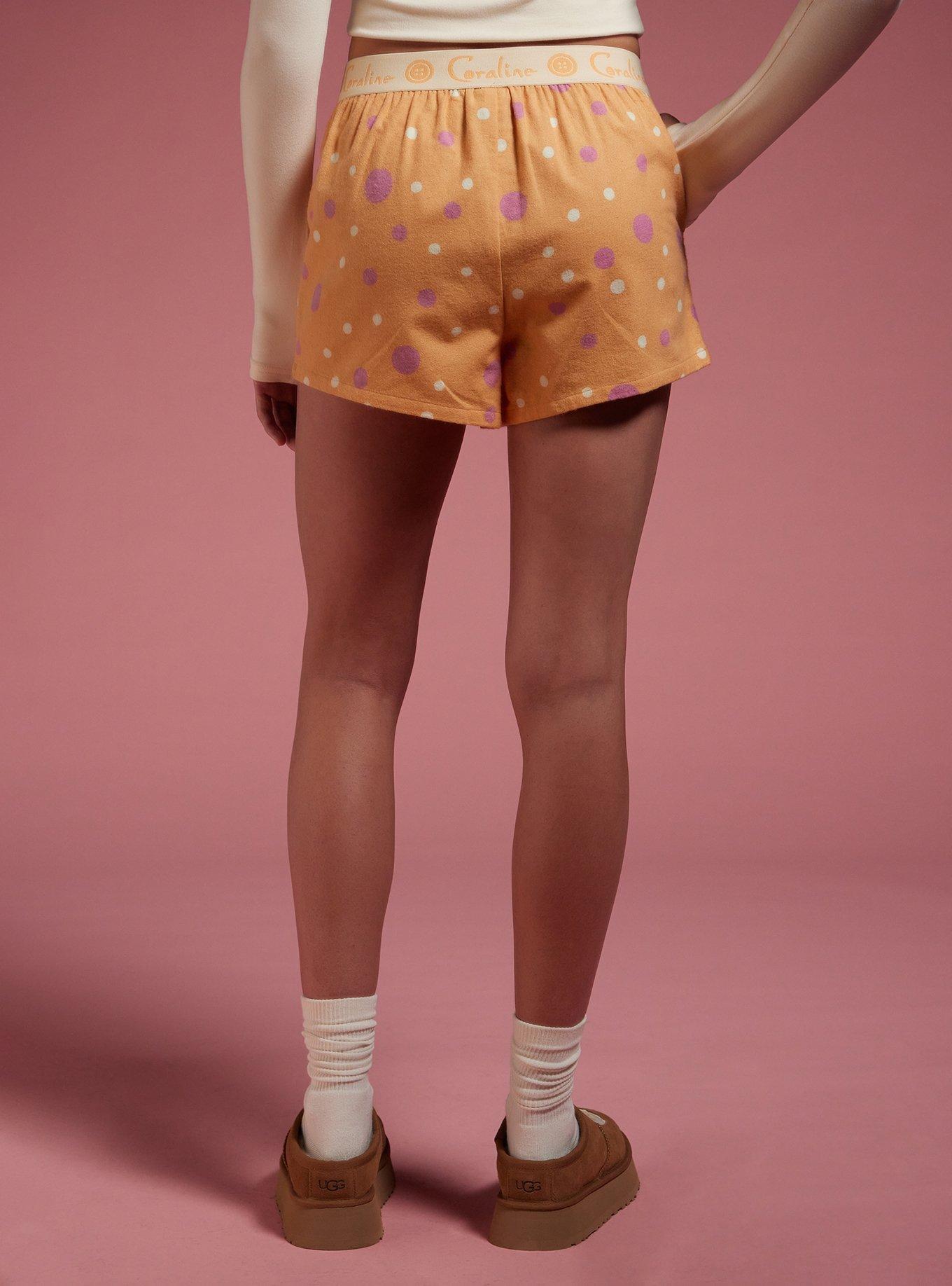 Coraline Orange Polka Dot Boxer Shorts, MULTI, alternate