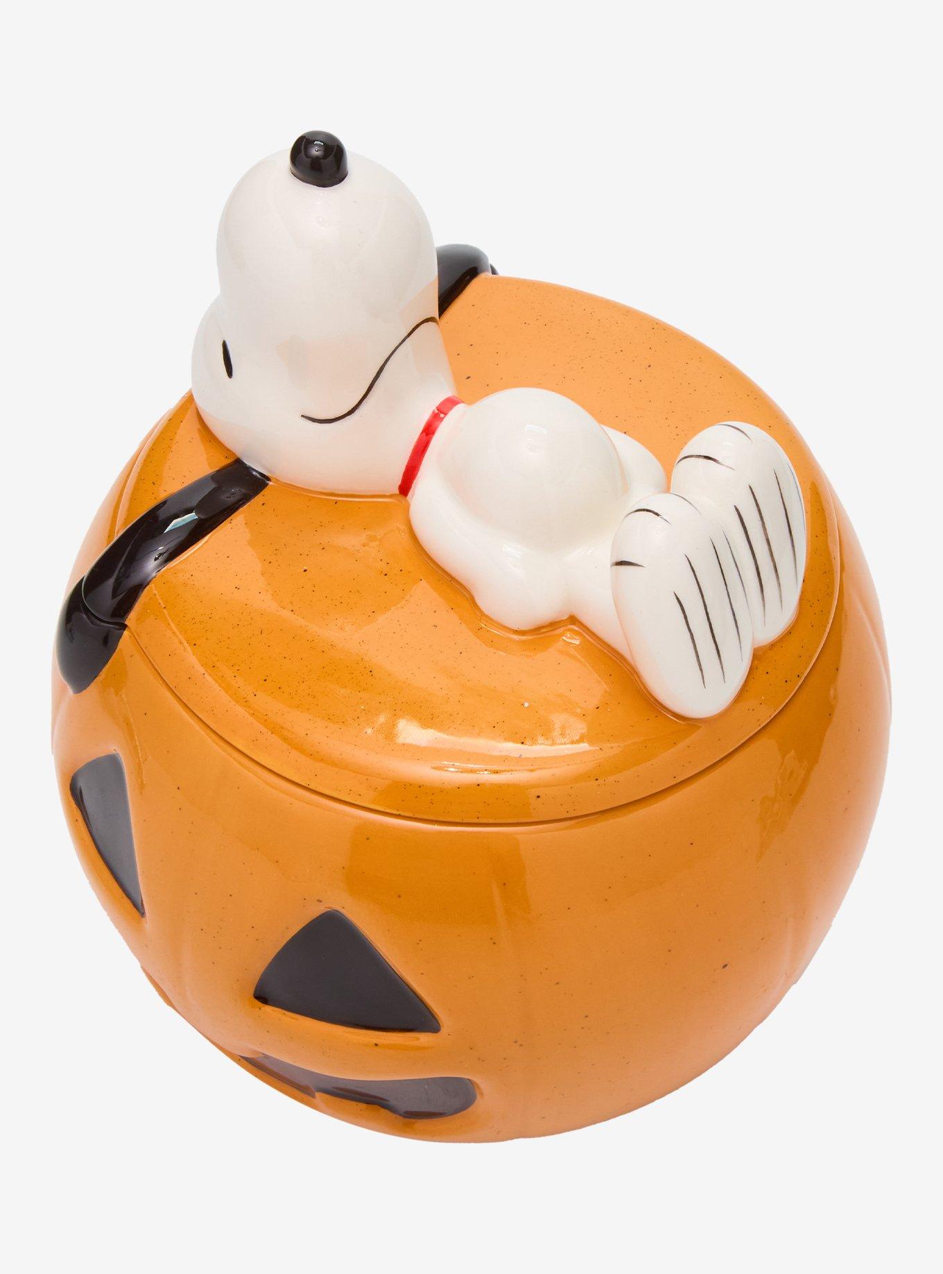Peanuts Snoopy Jack-o-Lantern Cookie Jar — BoxLunch Exclusive, , alternate