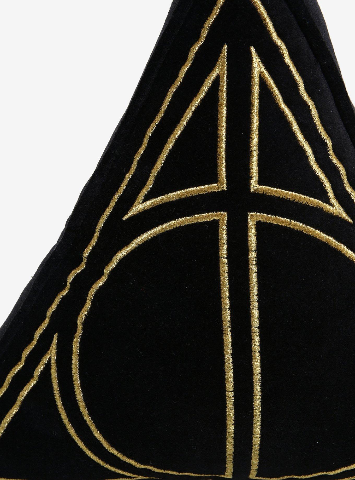 Harry Potter Deathly Hallows Figural Pillow - BoxLunch Exclusive, , alternate