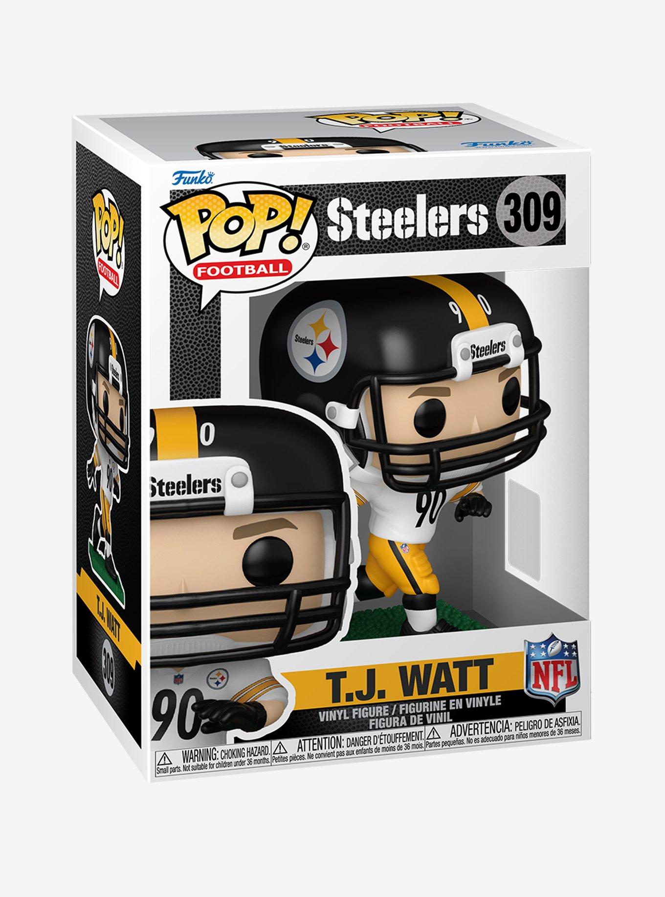 Funko NFL Pittsburgh Steelers Pop! Football T.J. Watt Vinyl Figure, , hi-res