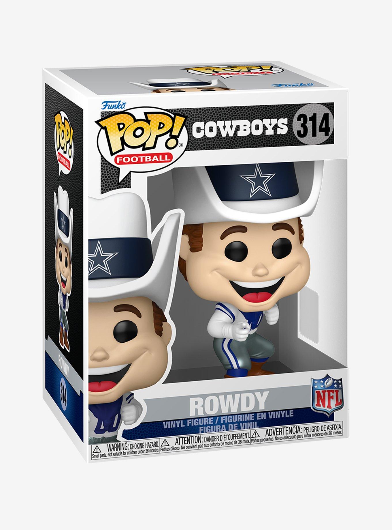 Funko NFL Dallas Cowboys Pop! Football Rowdy Vinyl Figure, , hi-res