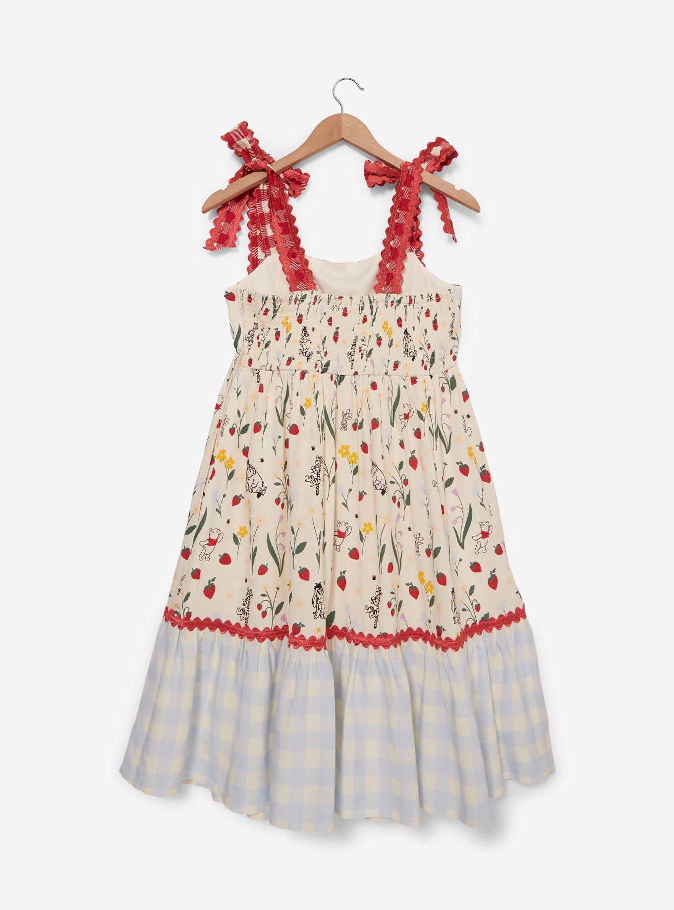 Her Universe Disney Winnie the Pooh Strawberry Plus Size Tie Dress, , hi-res
