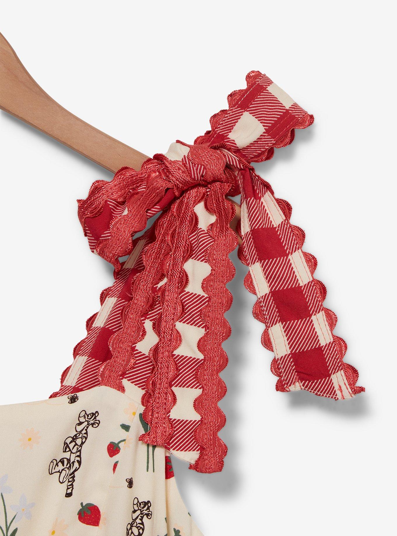 Her Universe Disney Winnie the Pooh Strawberry Plus Size Tie Dress, MULTI, alternate