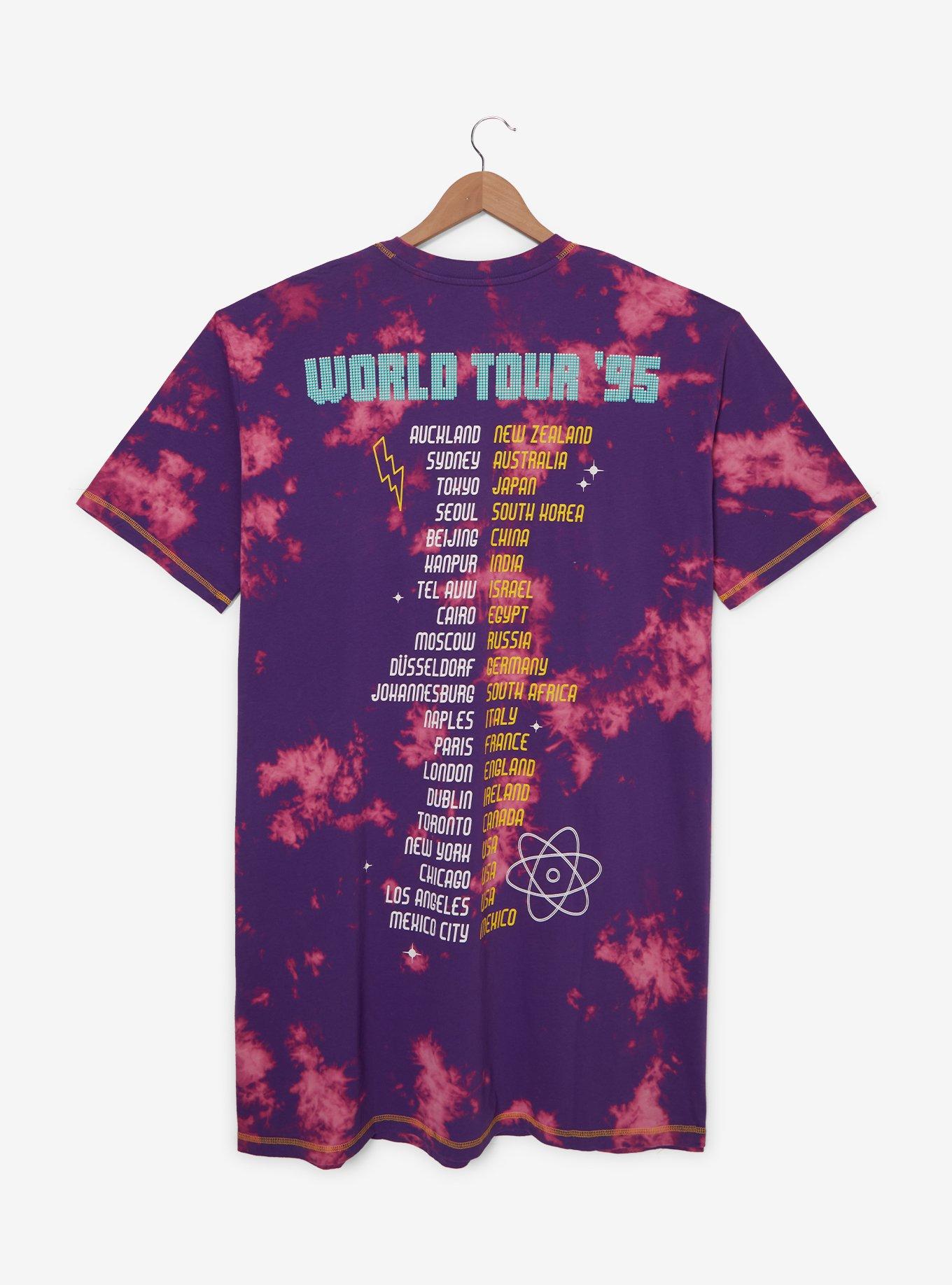 Disney A Goofy Movie Powerline Tie-Dye T-Shirt Dress Plus Size, , hi-res