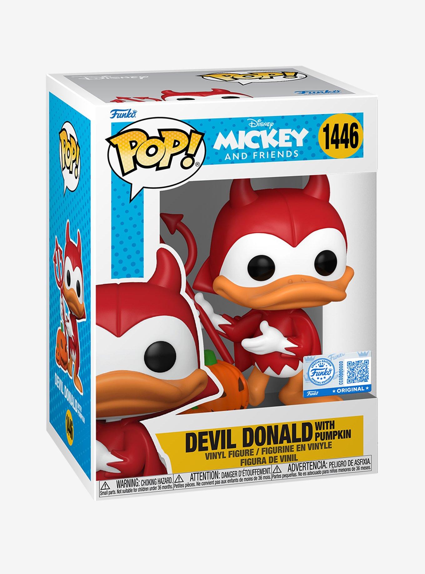 Funko Disney Mickey And Friends Pop! Devil Donald With Pumpkin Vinyl Figure, , alternate - view 3