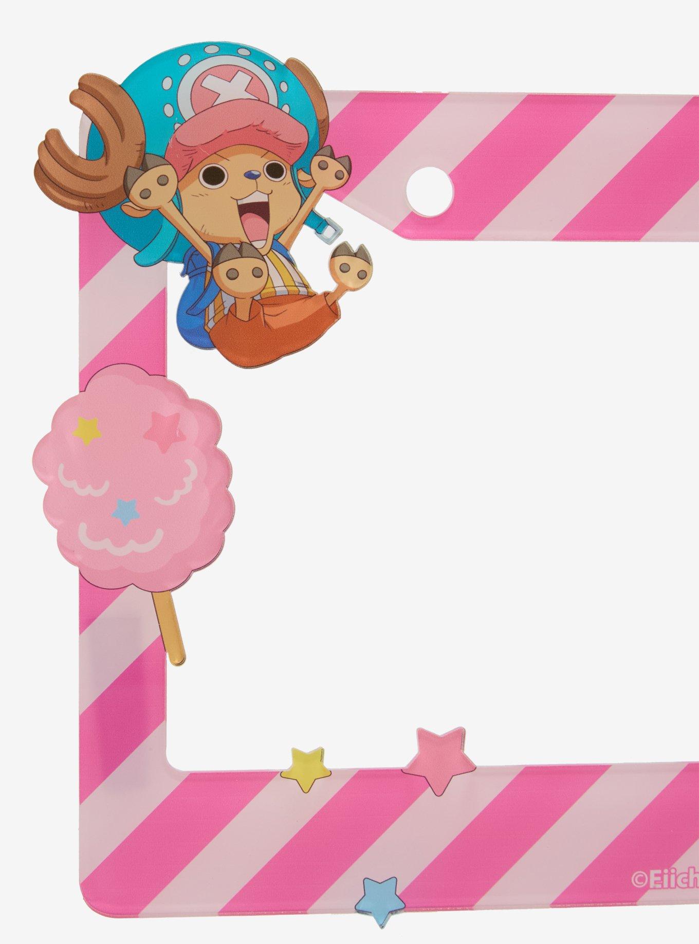 One Piece Chopper Cotton Candy License Plate Frame, , hi-res