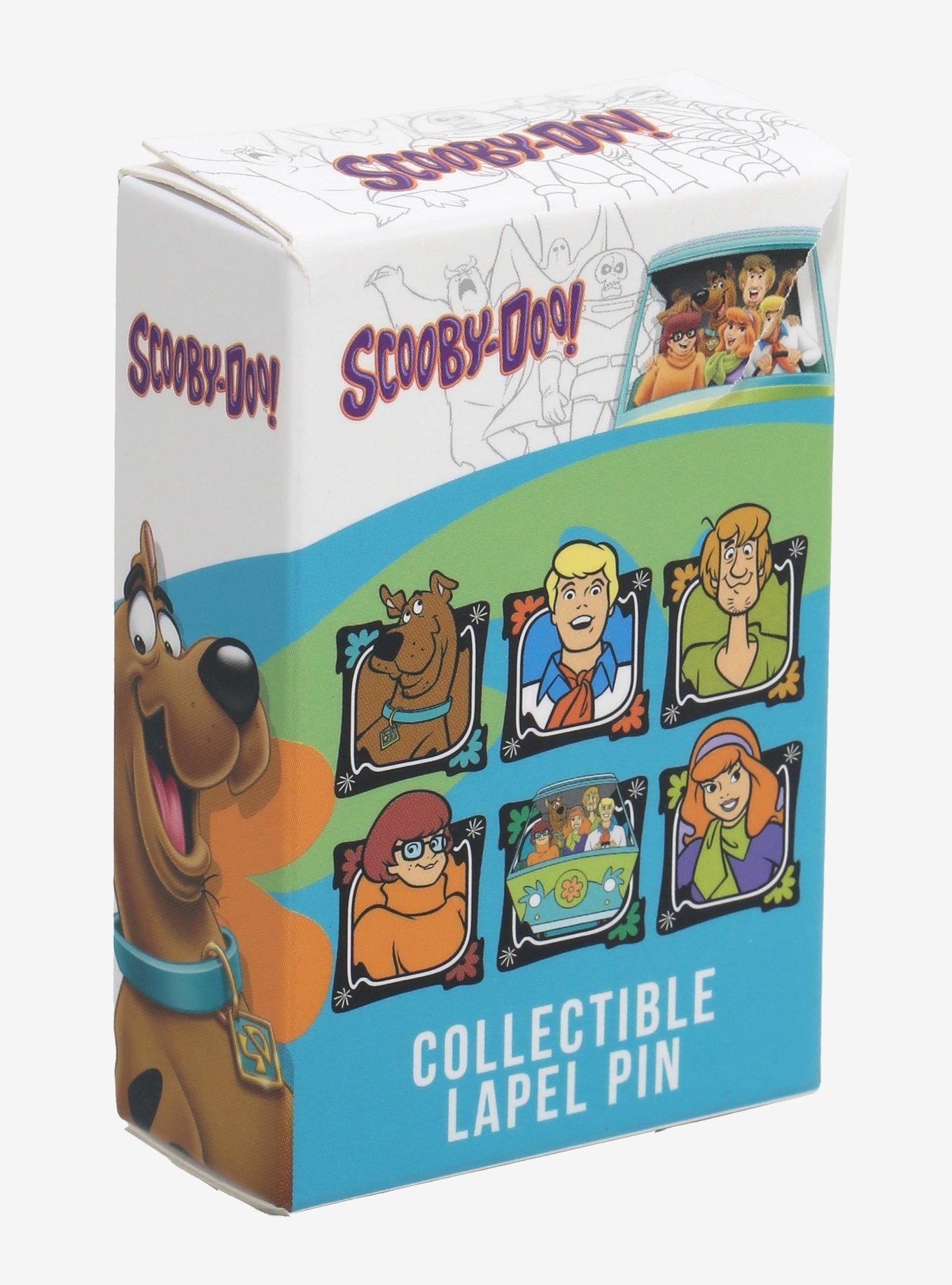 Scooby-Doo! Characters Floral Frame Blind Box Enamel Pin - BoxLunch Exclusive, , hi-res