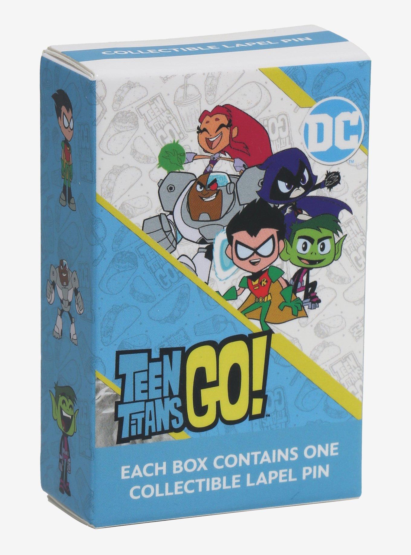DC Comics Teen Titans Go! Characters Blind Box Enamel Pin - BoxLunch Exclusive, , hi-res