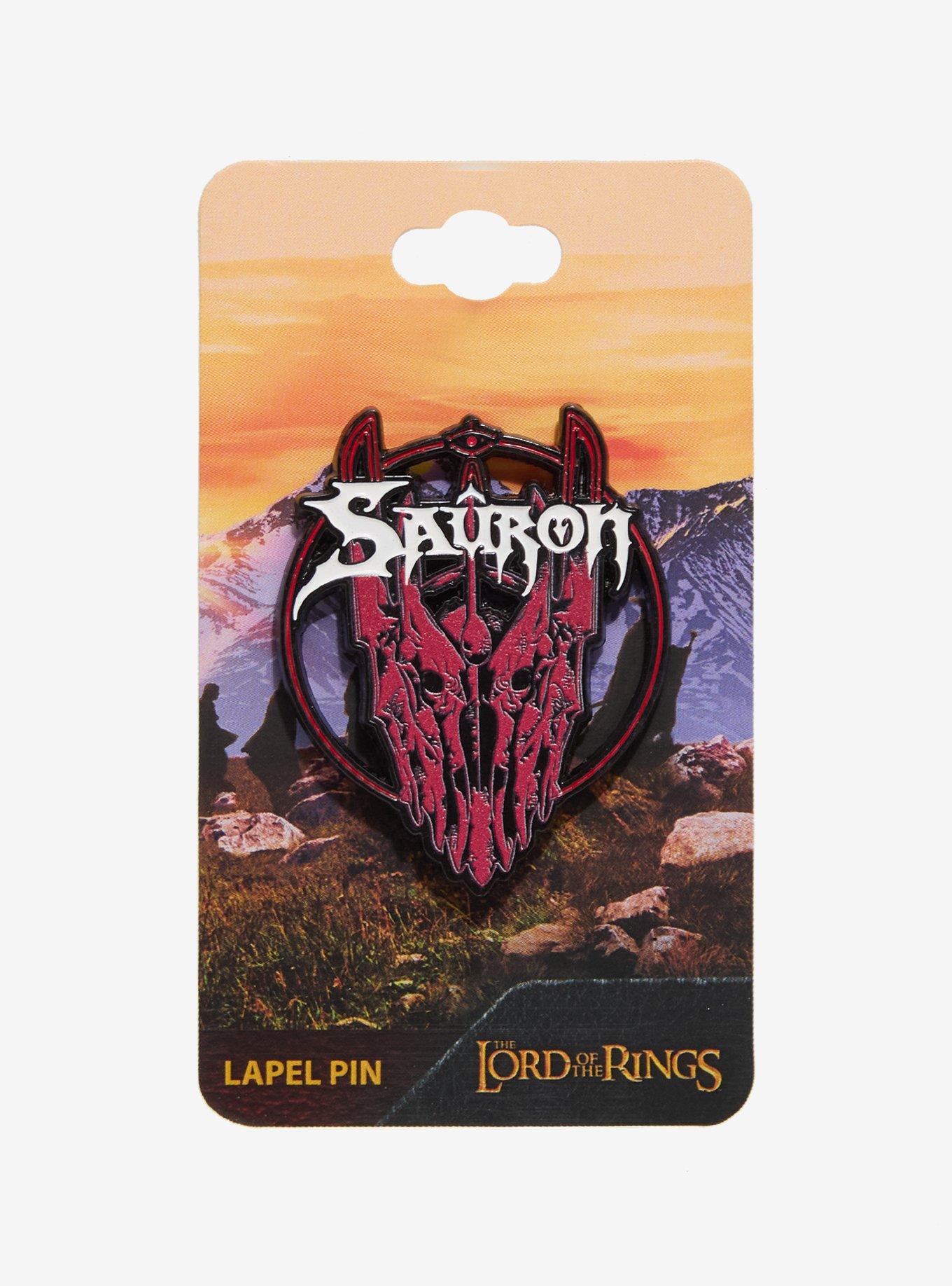 The Lord of the Rings Sauron Enamel Pin — BoxLunch Exclusive, , hi-res