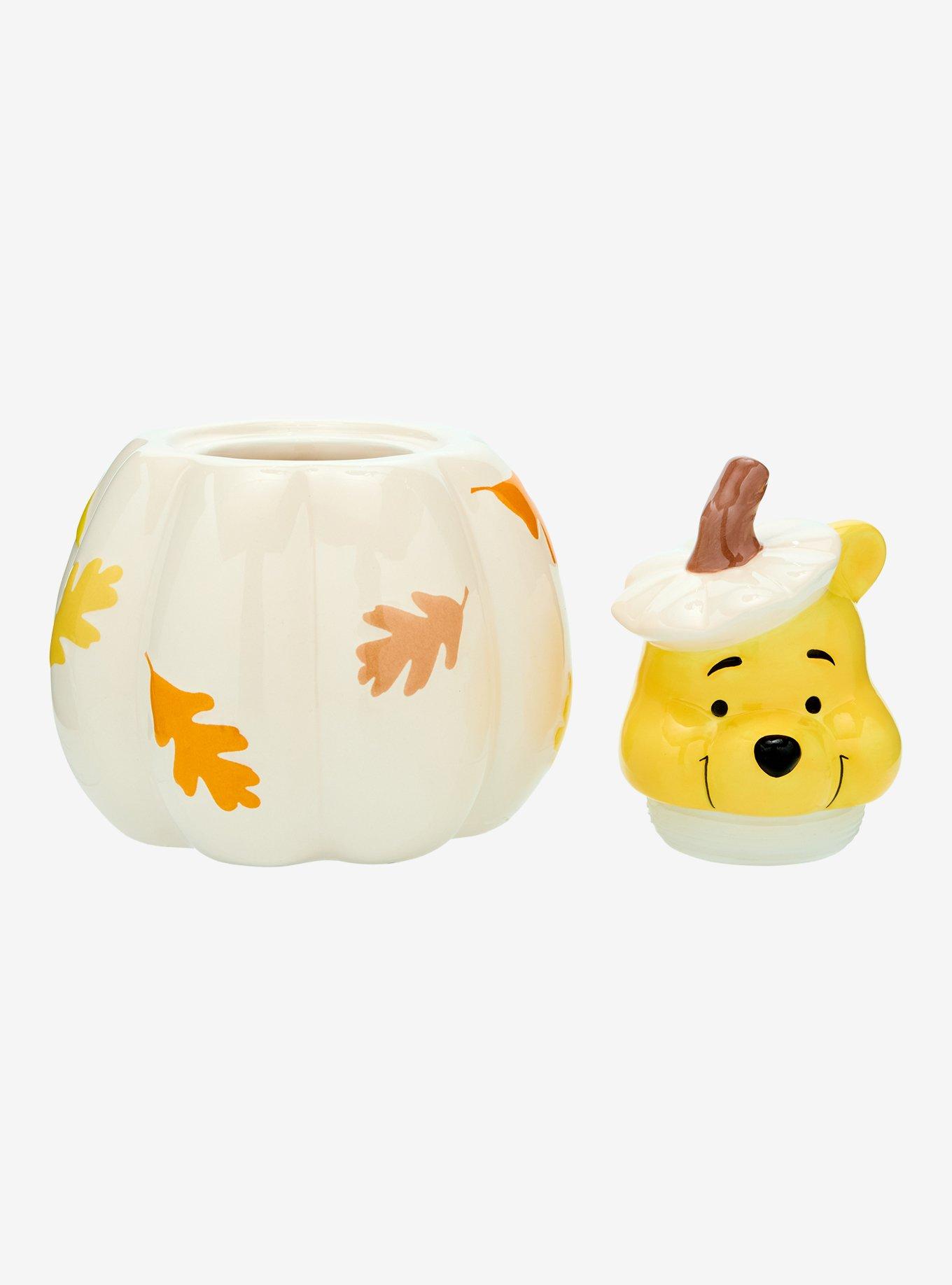 Disney Winnie the Pooh Figural White Pumpkin Cookie Jar - BoxLunch Exclusive, , hi-res