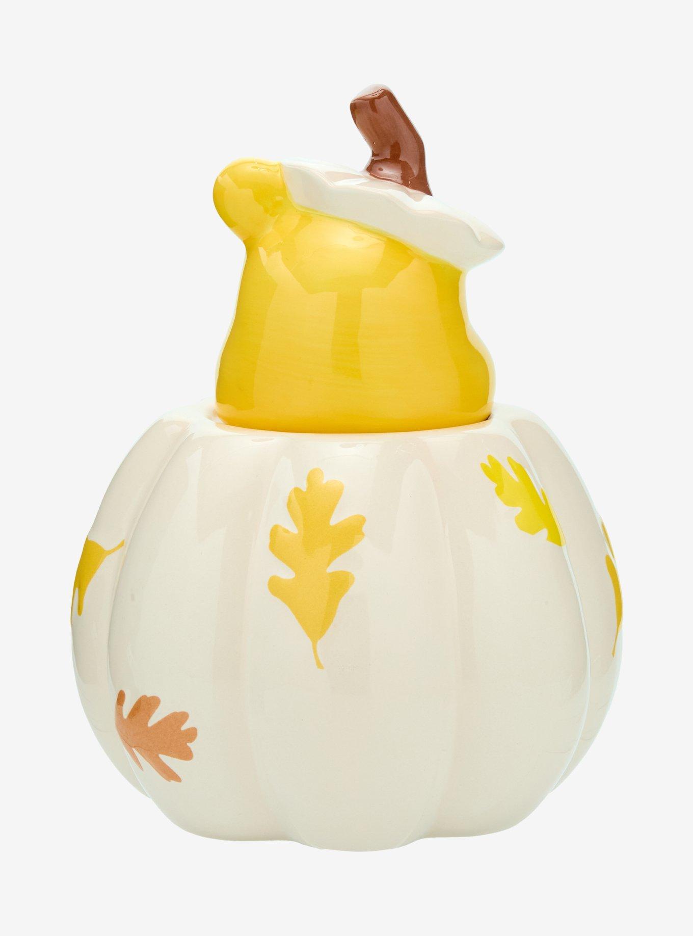Disney Winnie the Pooh Figural White Pumpkin Cookie Jar - BoxLunch Exclusive, , alternate