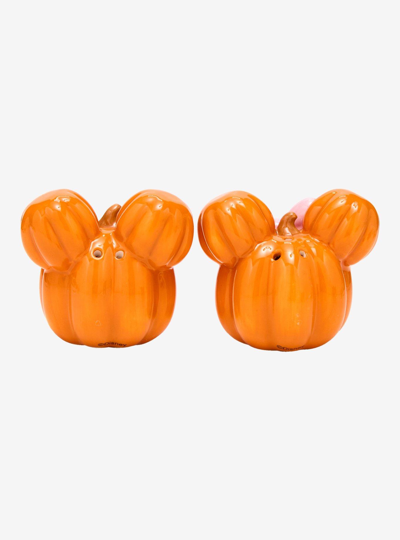 Disney Mickey & Minnie Pumpkin Salt and Pepper Shakers &mdash; BoxLunch Exclusive, , alternate