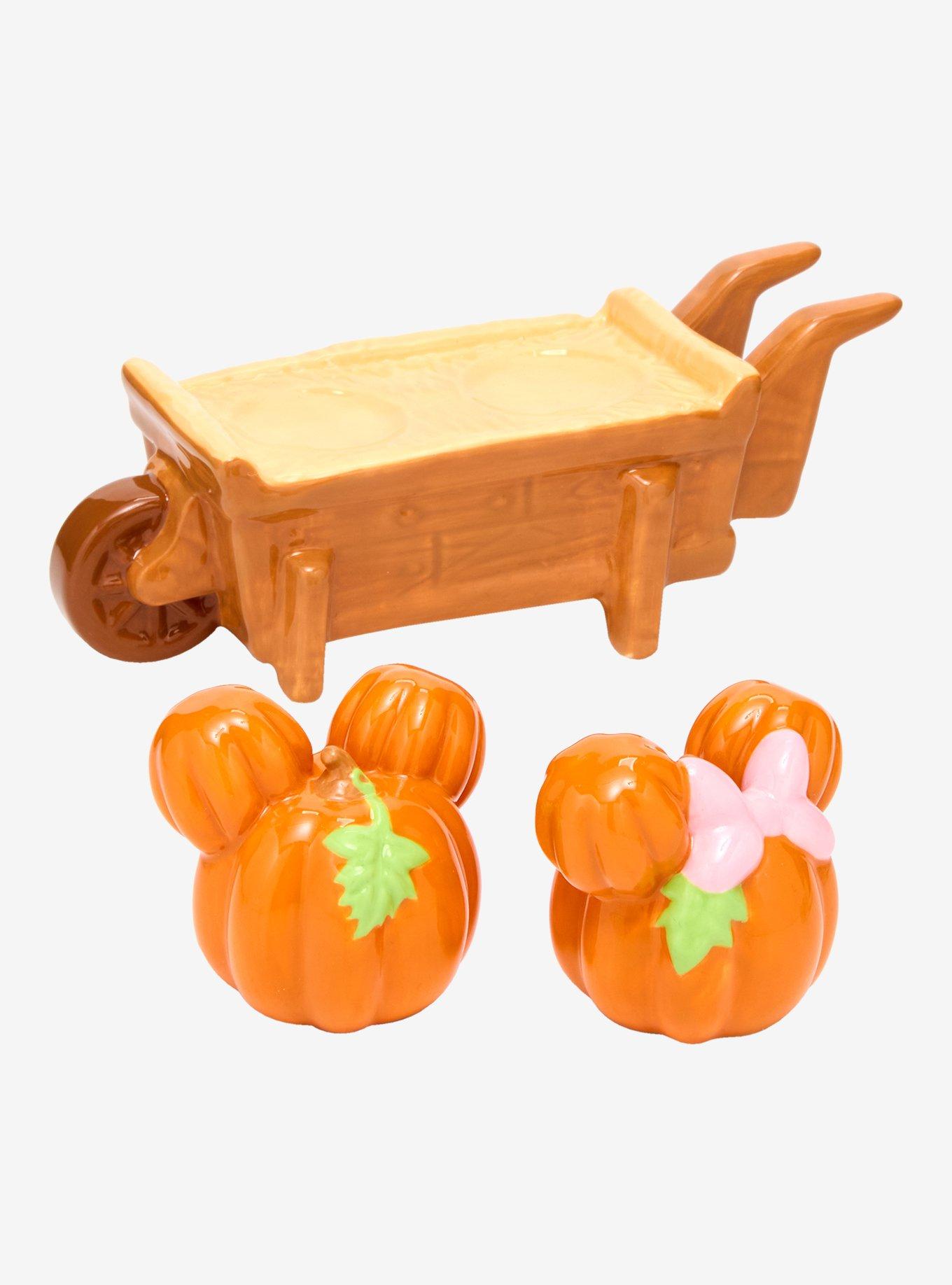 Disney Mickey & Minnie Pumpkin Salt and Pepper Shakers &mdash; BoxLunch Exclusive, , alternate
